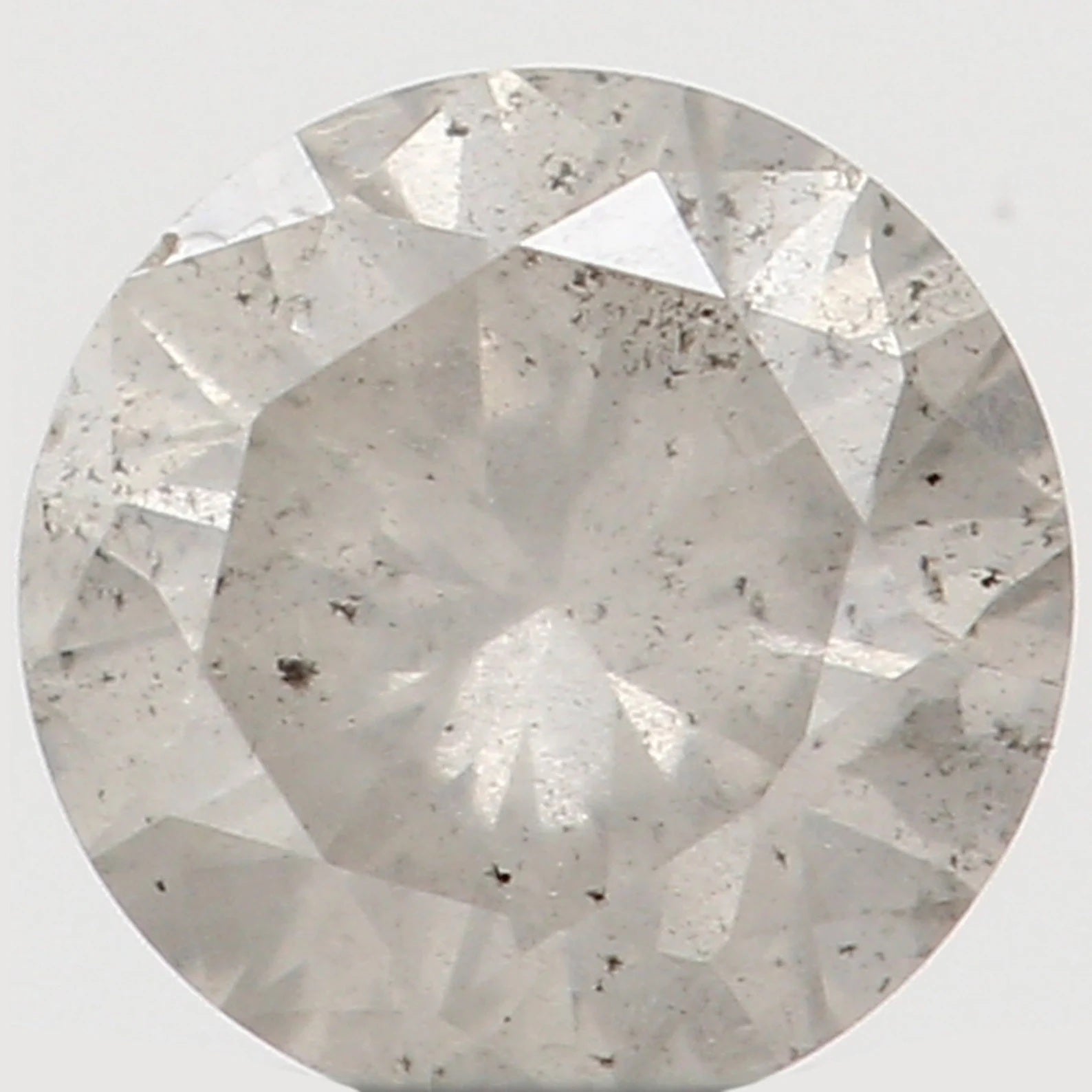 0.20 Ct Natural Loose Round Shape Diamond White Milky Color Round Diamond 3.70 MM Natural Loose Diamond Round Brilliant Cut Diamond N7947