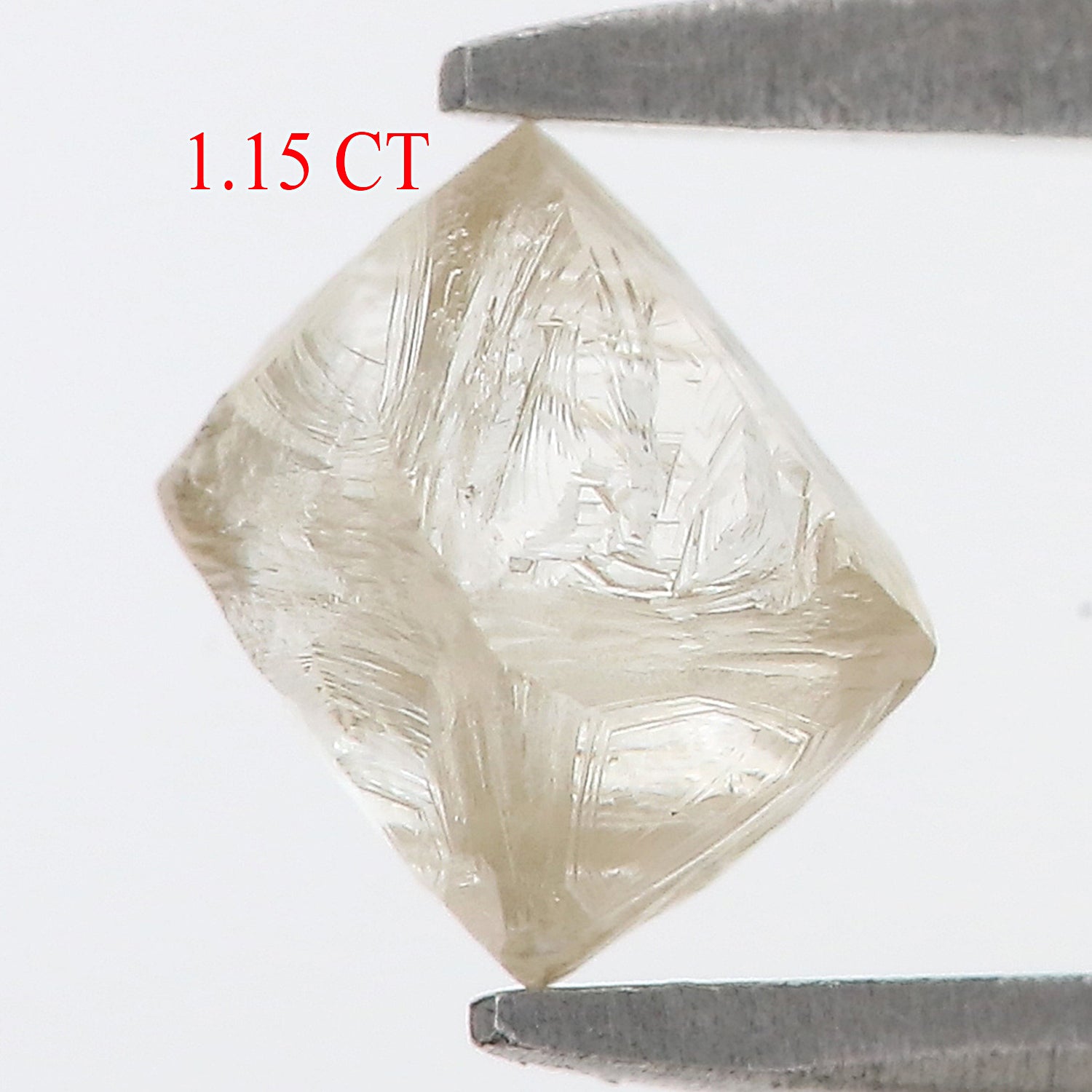 1.15 CT Natural Loose Rough Shape Diamond White-J Color Irregular Cut Diamond 5.25 MM Natural Diamond J Color Rough Irregular UnCut Diamond N2622