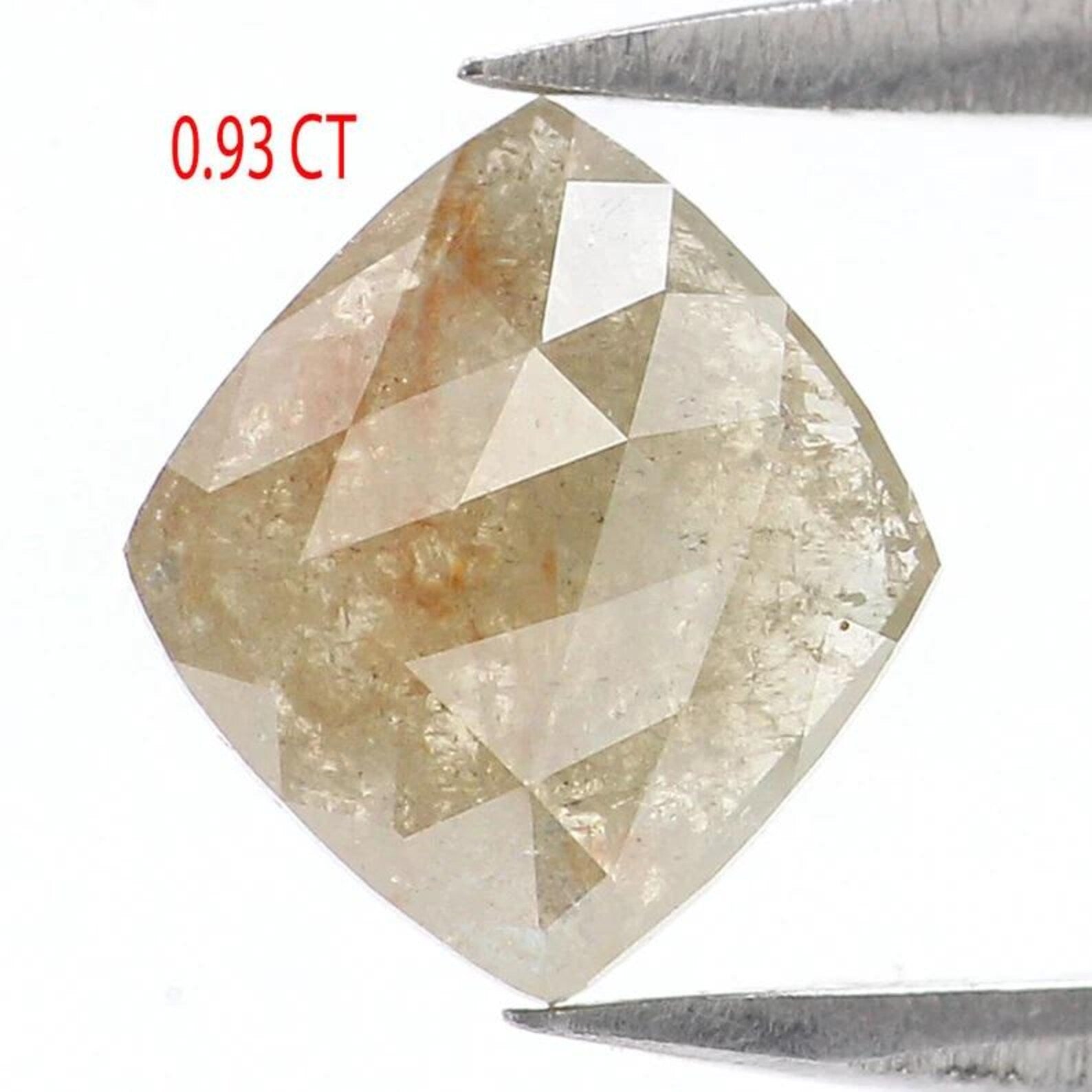 0.93 CT Natural Loose Kite Shape Diamond Grey Color Kite Cut Diamond 7.90 MM Natural Loose Diamond Grey Color Kite Rose Cut Diamond NQ8953