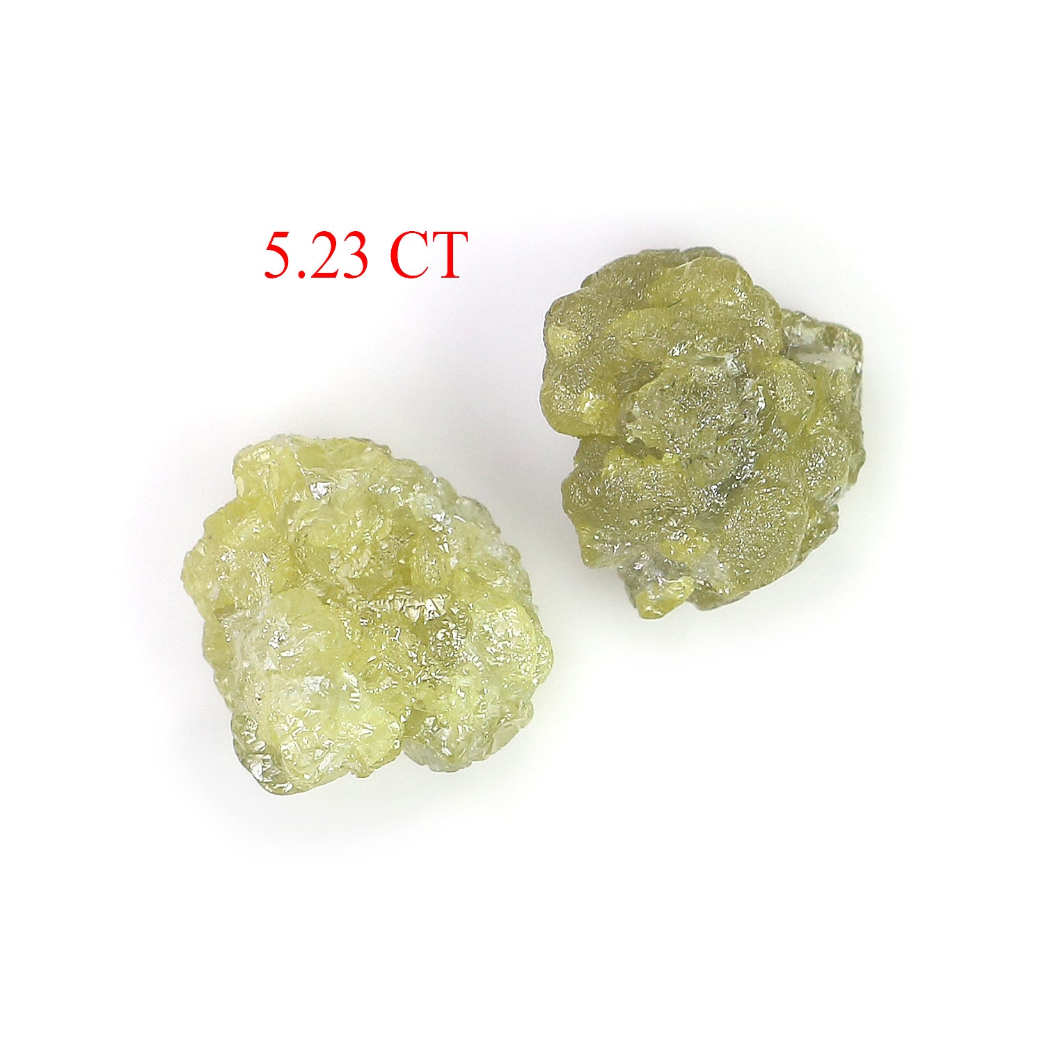 5.21 CT Natural Loose Rough Shape Diamond Yellow Color Rough Uncut Diamond 8.55 MM Natural Yellow Diamond Rough Irregular Cut Diamond LQ3371