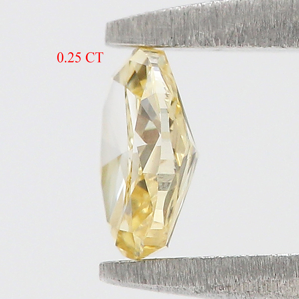 Natural Oval Diamond 0.25 CT Loose Brilliant Cut Fancy Yellow Color Stone 4.65 MM Rustic Diamond For Custom Engagement Ring L3699