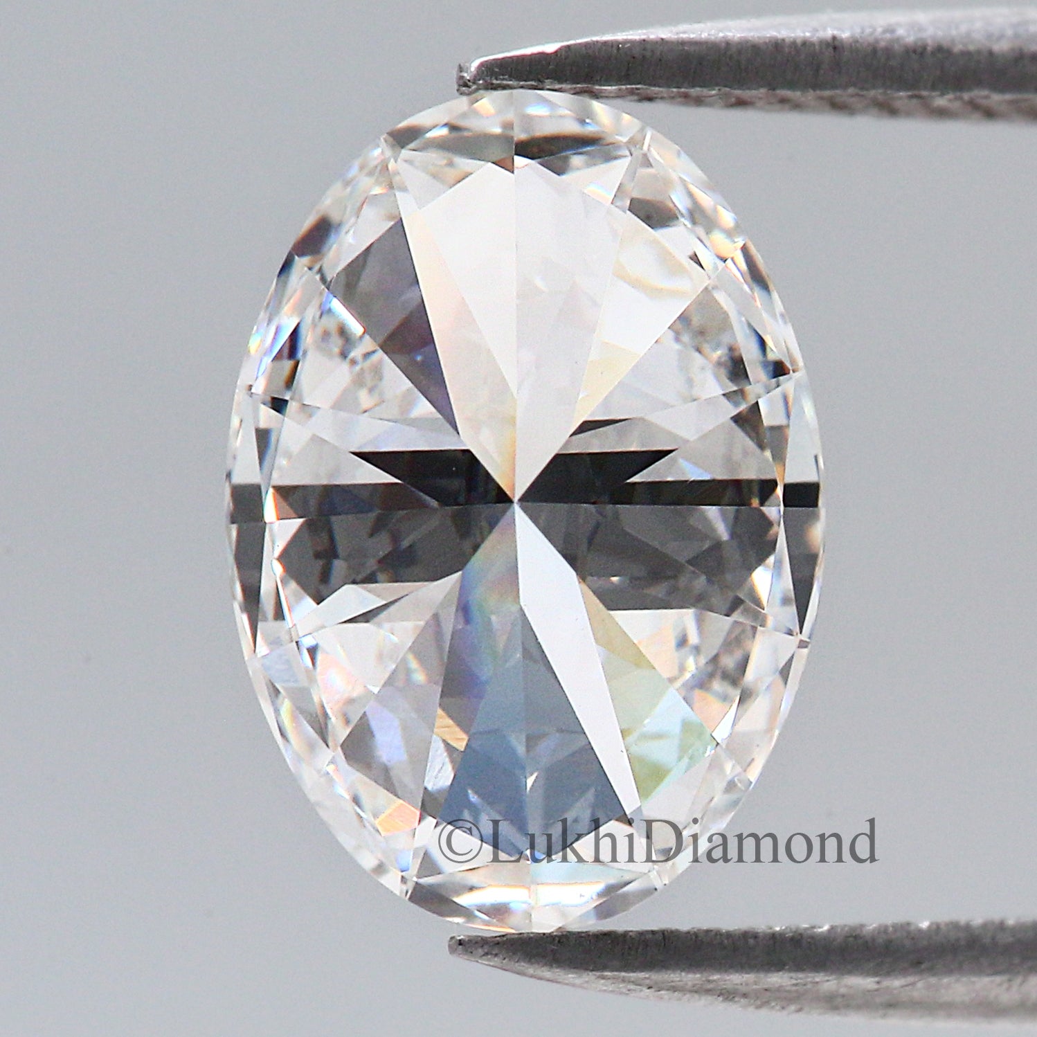 3.05 CT IGI Certified Oval Brilliant Cut Diamond White - D Color VVS1 Clarity Lab Grown Diamond Lab Created Oval Diamond CVD Diamond Q202
