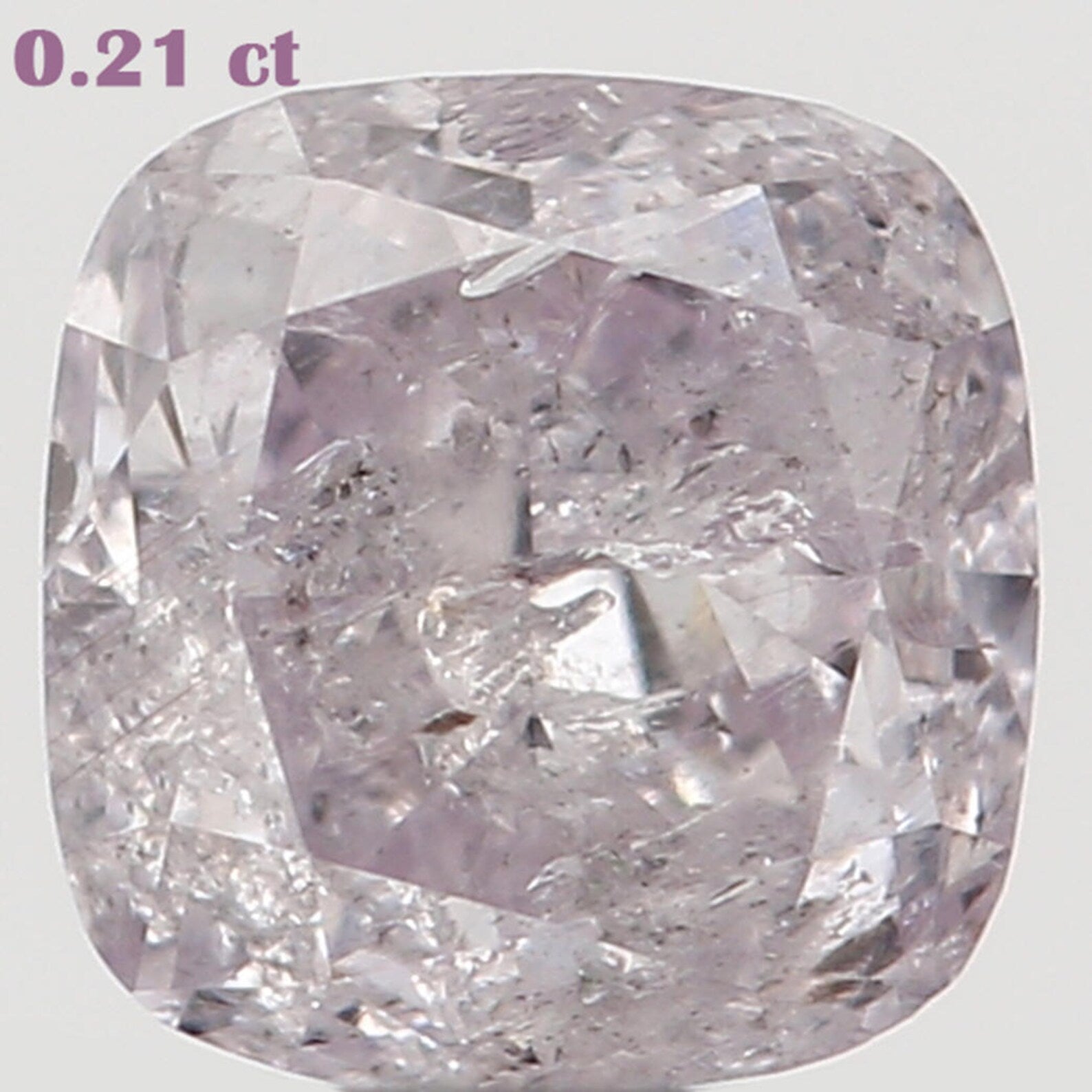 0.21 Ct Natural Loose Cushion Shape Diamond Pink Color Cushion Cut Diamond 3.45 MM Natural Loose Diamond Cushion Brilliant Cut Diamond N7087