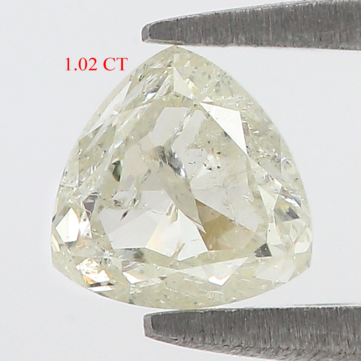 1.02 CT Natural Loose Triangle Shape Diamond Yellow Color Triangle Cut Diamond 5.85 MM Natural Yellow Color Triangle Rose Cut Diamond L3510