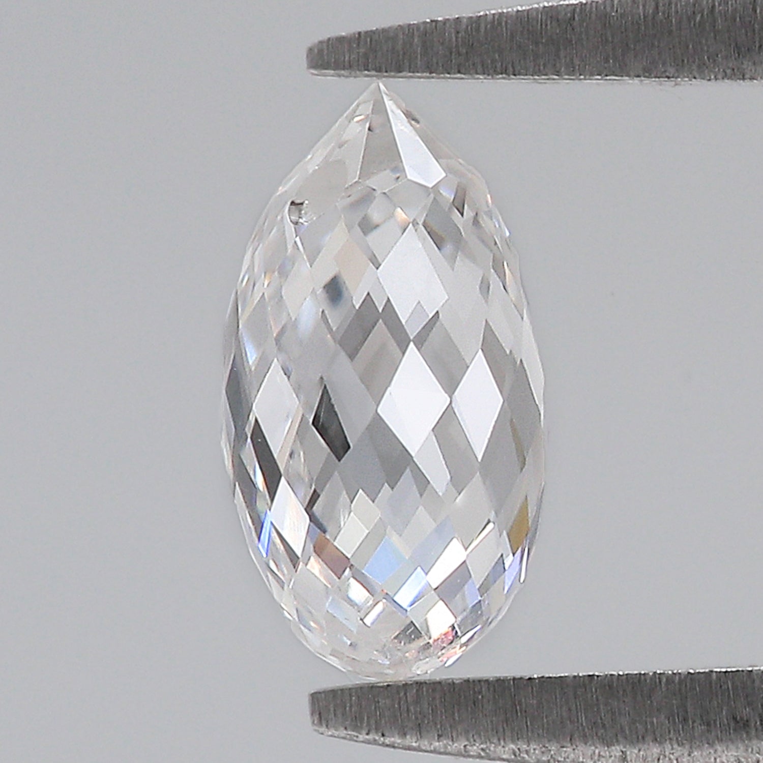 1.02 CT Lab Grown Briolette Cut Diamond E/F Color VS Clarity Diamond Lab Grown CVD Diamond Lab Created Diamond Drop Rose Cut Diamond L3480