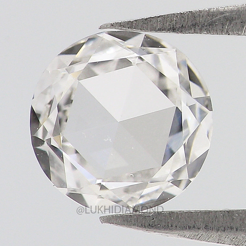 5.00 mm, 5.50 mm, 6.00 mm, Round Rose Cut Diamond E/F Color VS Clarity Lab Grown Diamond Lab Created Loose Diamond for Engagement Ring Q113