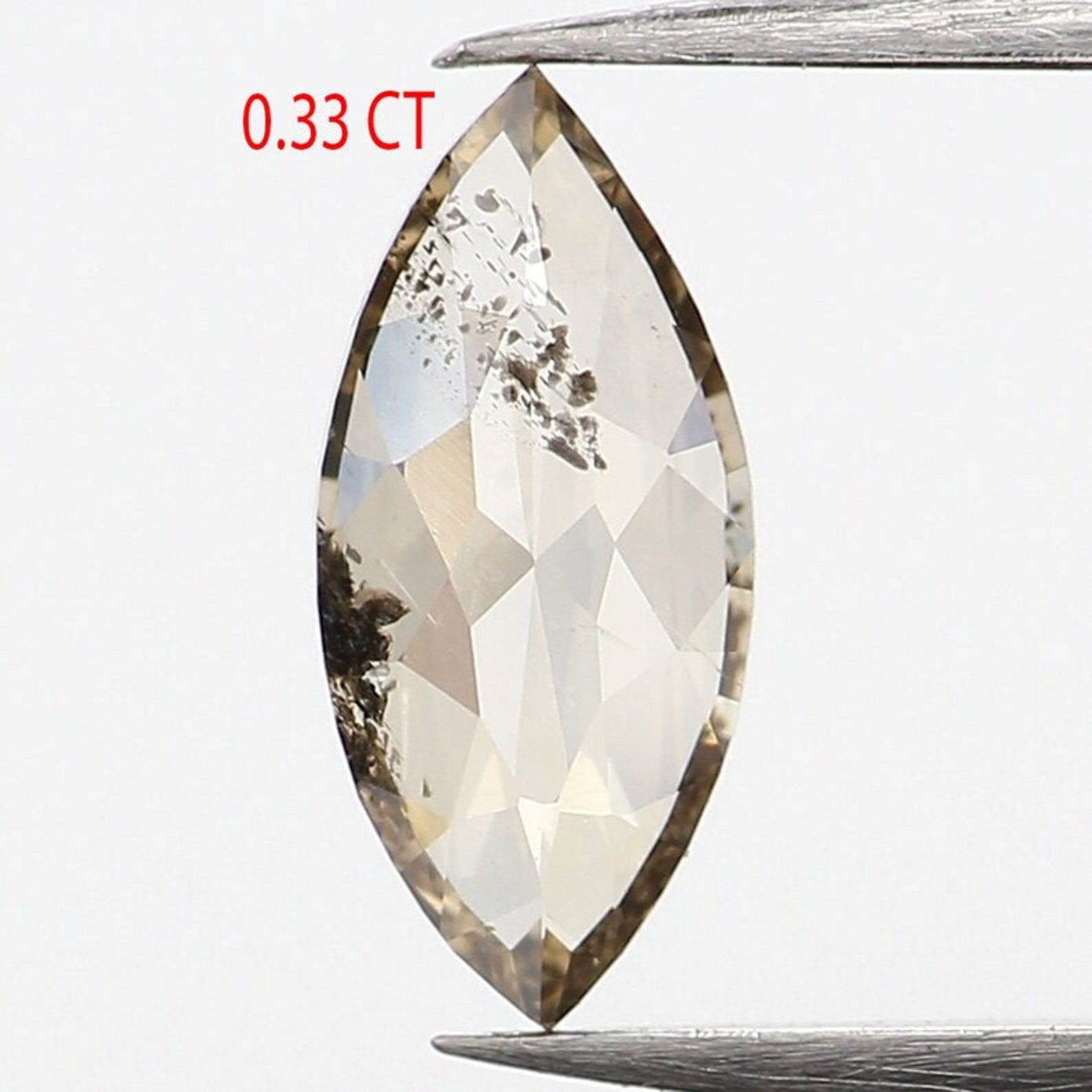 0.33 CT Natural Loose Marquise Shape Diamond Green Color Marquise Cut Diamond 7.30 MM Natural Loose Diamond Marquise Rose Cut Diamond NQ1003