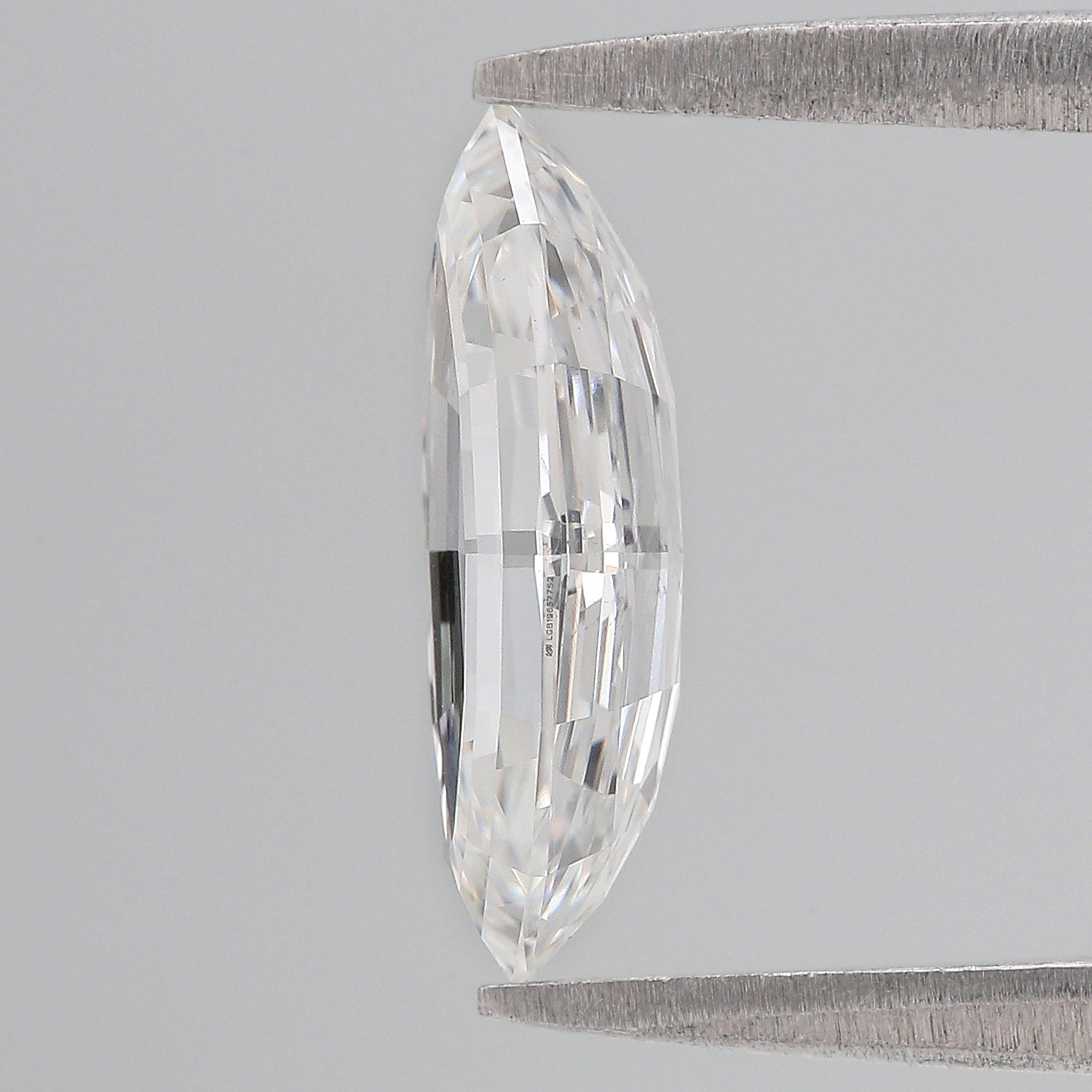 1.35 CT IGI Certified Modified Marquise Step Cut Diamond White - E Color VS1 Clarity Lab Grown Diamond Lab Created Marquise Diamond L3678