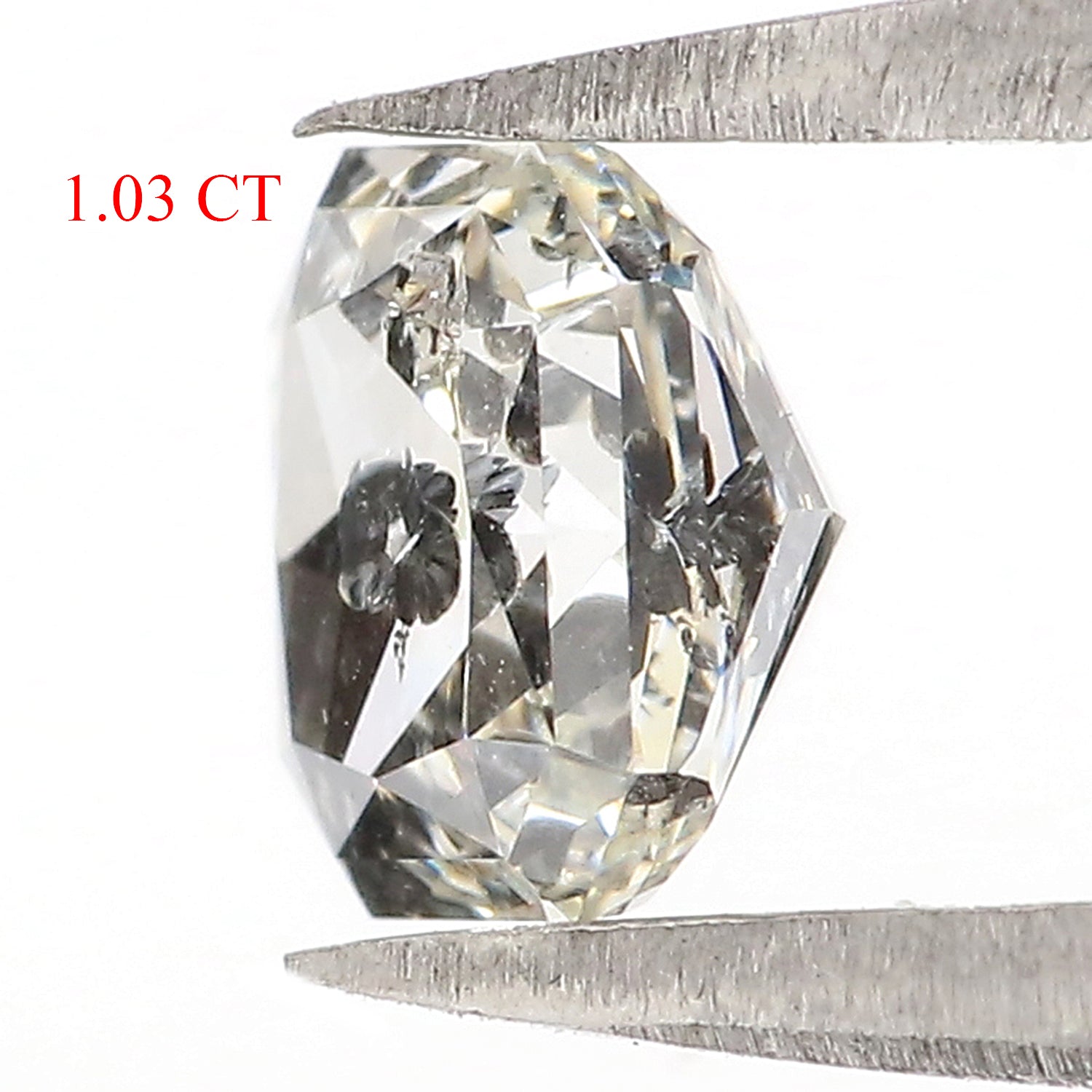Natural Radiant White -G Diamond 1.03 CT Loose Brilliant Cut White -G Color Stone 5.60 MM Radiant Diamond For Custom Engagement Ring L3636