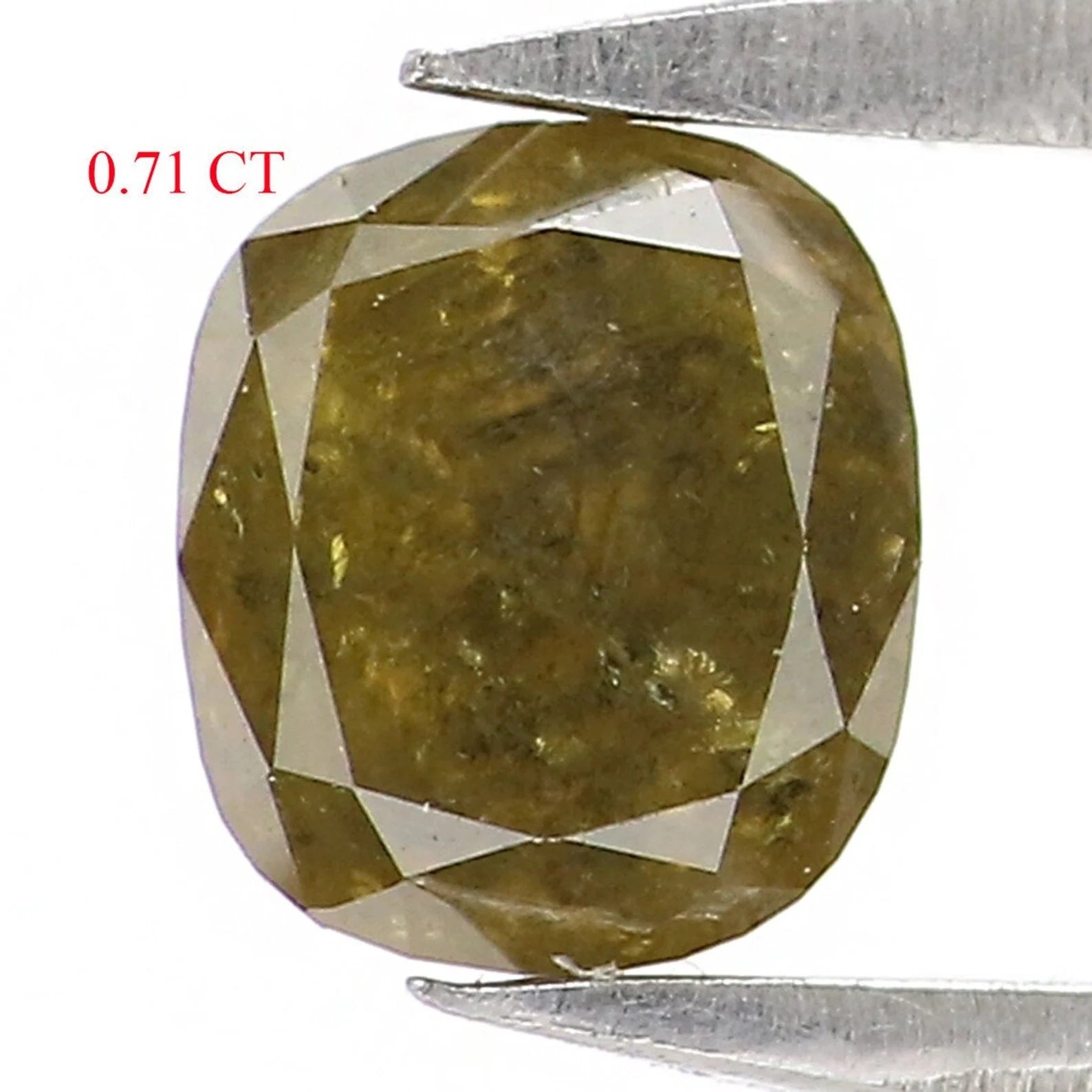 0.71 CT Natural Loose Oval Shape Diamond Green Color Oval Cut Diamond 5.35 MM Natural Loose Diamond Oval Shape Rose Cut Diamond NQ2380
