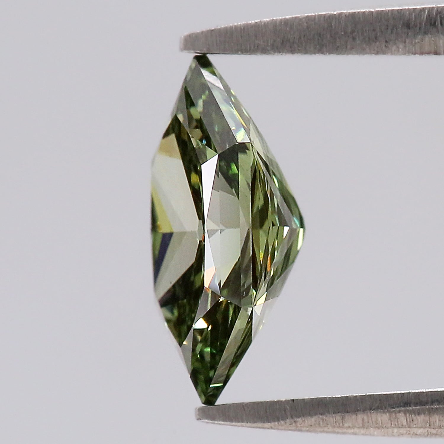 1.58 CT IGI Certified Hexagon Old European Cut Diamond Fancy Vivid Green Color VS1 Clarity Lab Grown Diamond Lab Created Diamond L3672