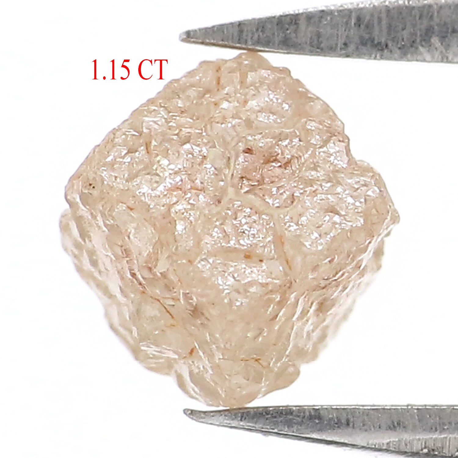 Natural Loose Rough Diamond, Rough Brown Color Diamond Natural Loose Diamond, Uncut Diamonds, Rough Cube Diamond, 1.15 CT Rough Shape KR1249