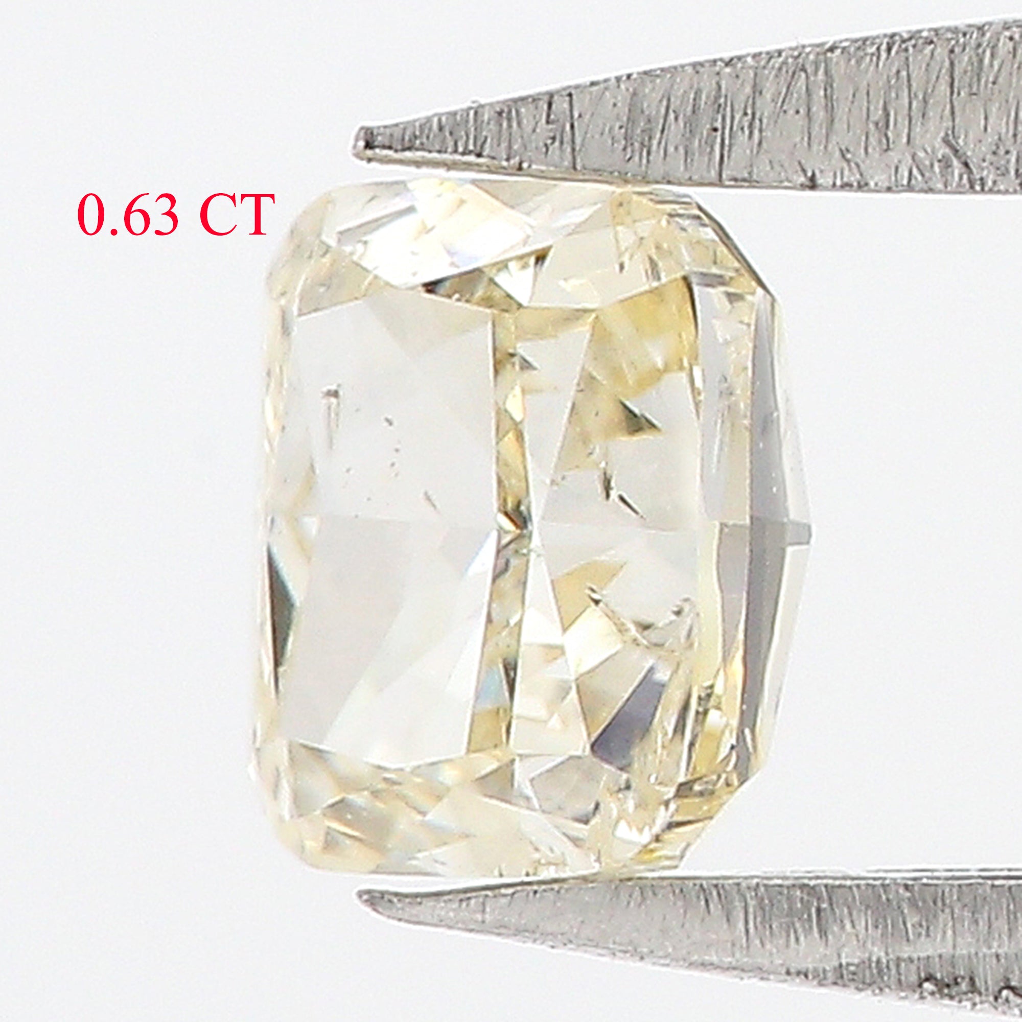 0.63 CT Natural Loose Cushion Shape Diamond Yellow Color Cushion Diamond 4.75 MM Natural Yellow Diamond Cushion Brilliant Cut Diamond QL3105