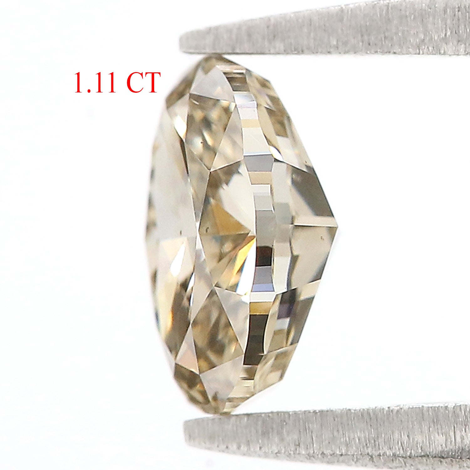 1.11 CT Natural Loose Oval Shape Diamond Brown Color Oval Cut Diamond 7.25 MM Natural Loose Diamond Green Oval Brilliant Cut Diamond L3594