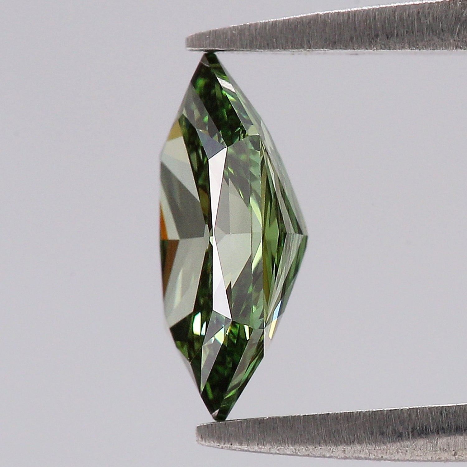 1.31 CT IGI Certified Hexagon Old European Cut Diamond Fancy Vivid Green Color VVS2 Clarity Lab Grown Diamond Lab Created Diamond L3671