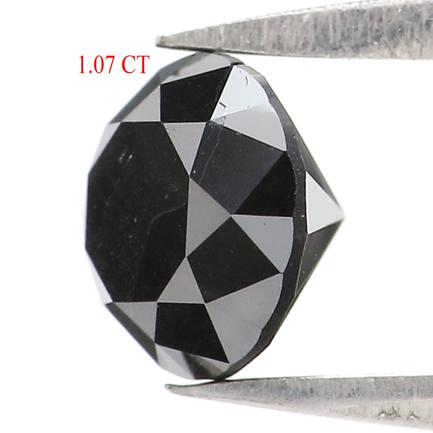 1.07 Ct Natural Loose Round Diamond Black Color Round Diamond 6.00 MM Natural Loose Diamond Black Color Round Brilliant Cut Diamond LC09