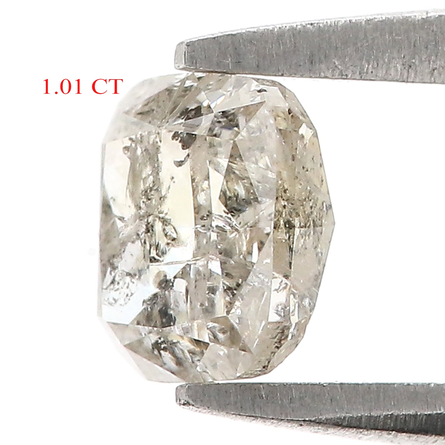 1.01 Ct Natural Loose Cushion Shape Diamond Green Color Cushion Cut Diamond 5.60 MM Natural Green Color Cushion Brilliant Cut Diamond LQ5953