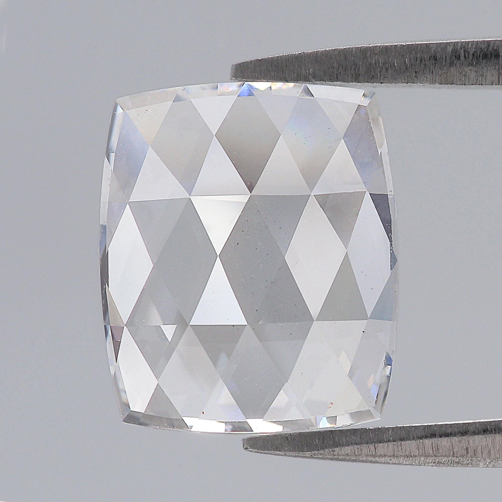 3.14 CT Lab Grown Square Cut Diamond White - F Color VS1 Clarity Diamond Lab Grown Diamond CVD Diamond Lab Created Rose Cut Diamond L3375