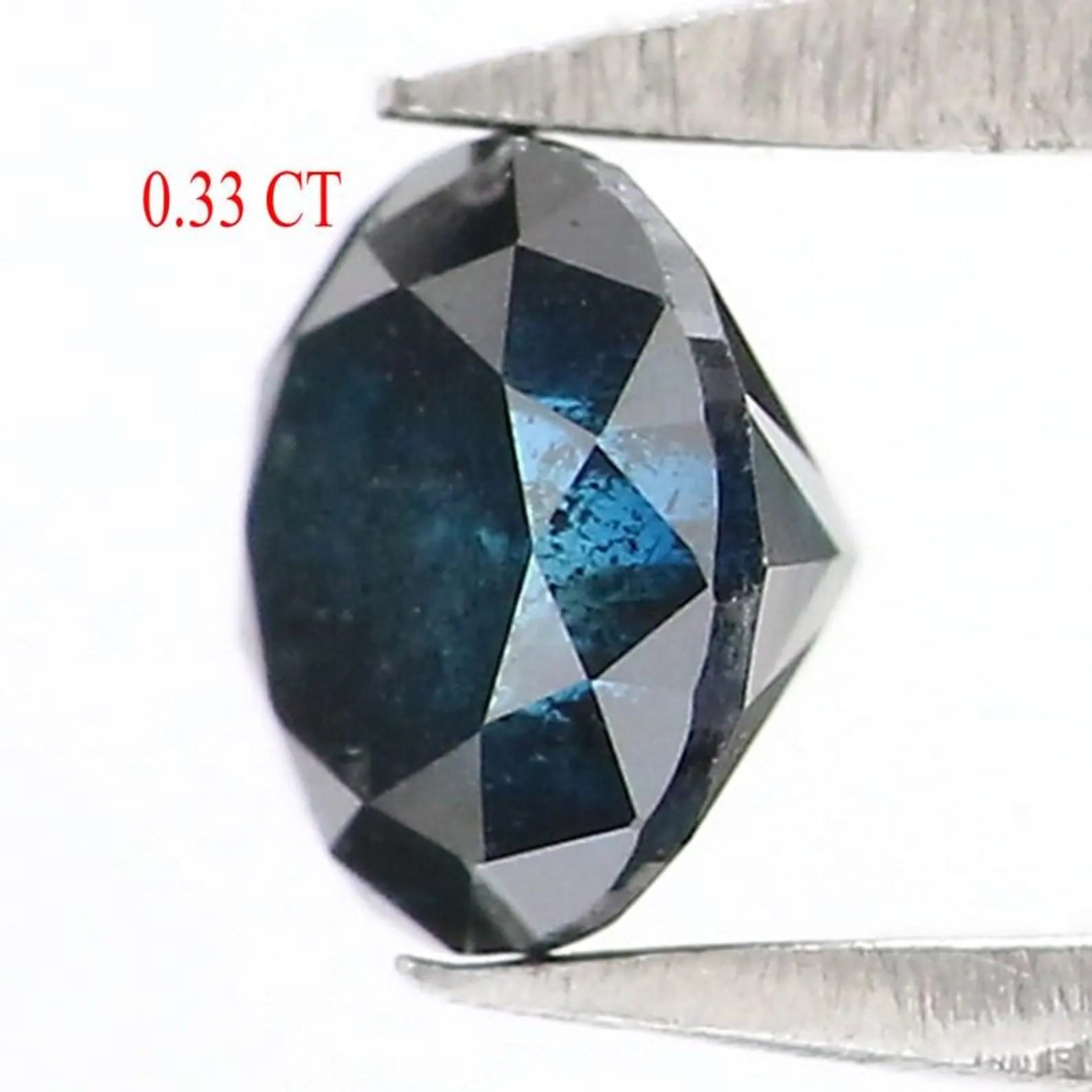 0.33 CT Natural Loose Round Shape Diamond Blue Color Round Cut Diamond 4.20 MM Natural Loose Diamond Blue Round Brilliant Cut Diamond NQ9479