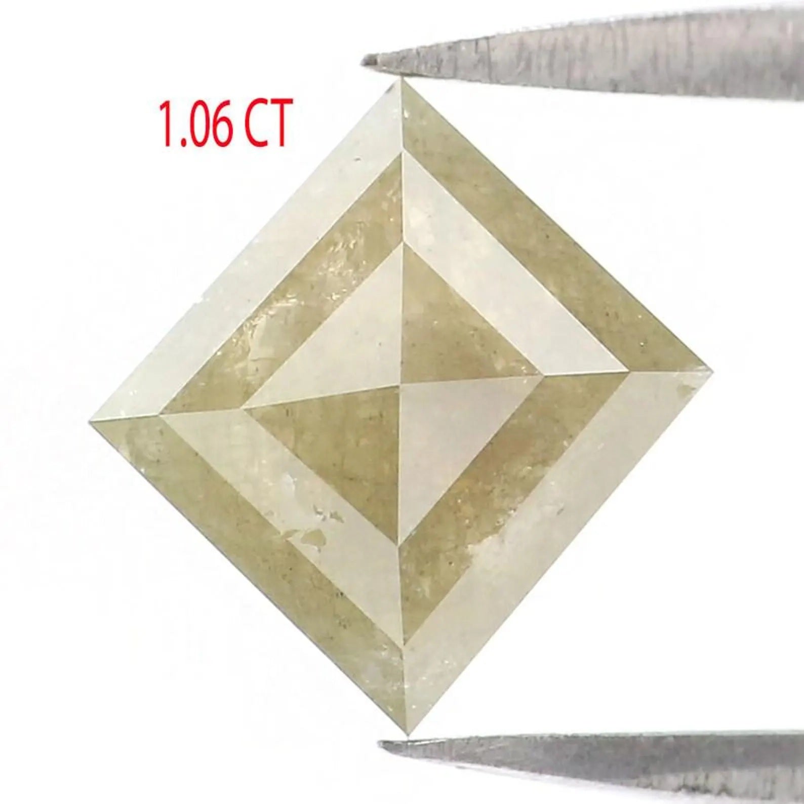 1.06 Ct Natural Loose Kite Shape Diamond Yellow Color Kite Cut Diamond 8.45 MM Natural Diamond Yellow Color Kite Rose Cut Diamond NQ1981