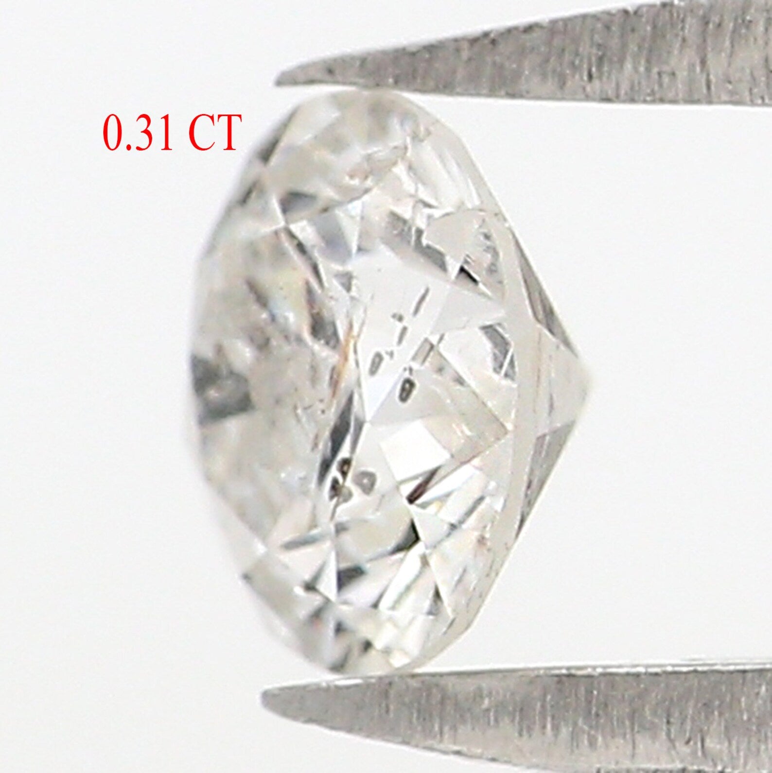 0.31 CT Natural Loose Round Shape Diamond Grey Color Round Cut Diamond 4.30 MM Natural Loose Diamond Round Brilliant Cut Diamond N7708