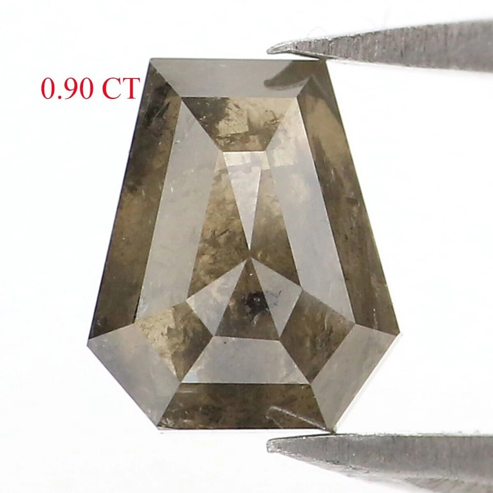 0.90 CT Natural Loose Coffin Diamond Green Color Diamond Natural Loose Diamond 6.35 MM Coffin Diamond Coffin Cut Coffin Shape Diamond NQ2383