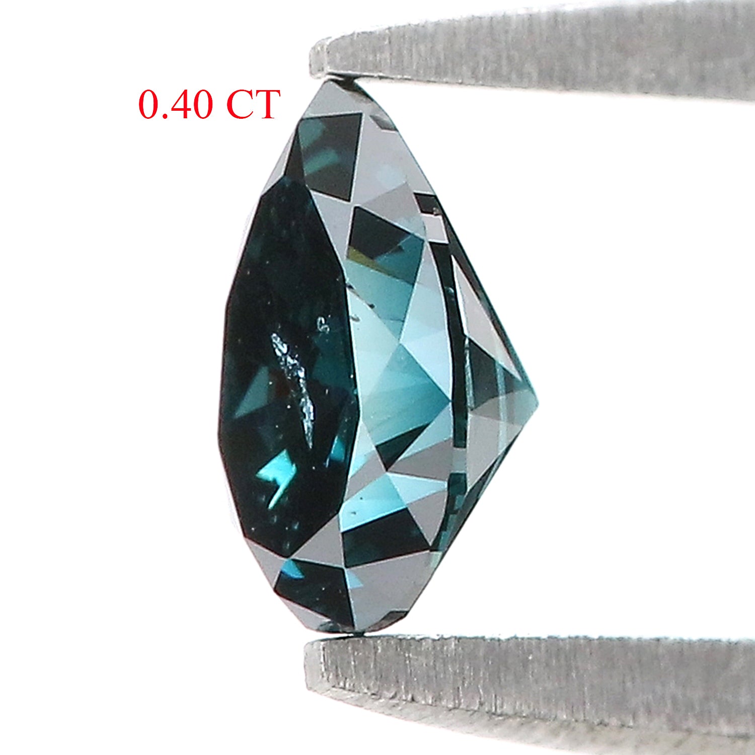 0.40 CT Natural Loose Pear Shape Diamond Blue Color Pear Cut Diamond 5.50 MM Natural Blue Color Diamond Pear Brilliant Cut Diamond LQ924