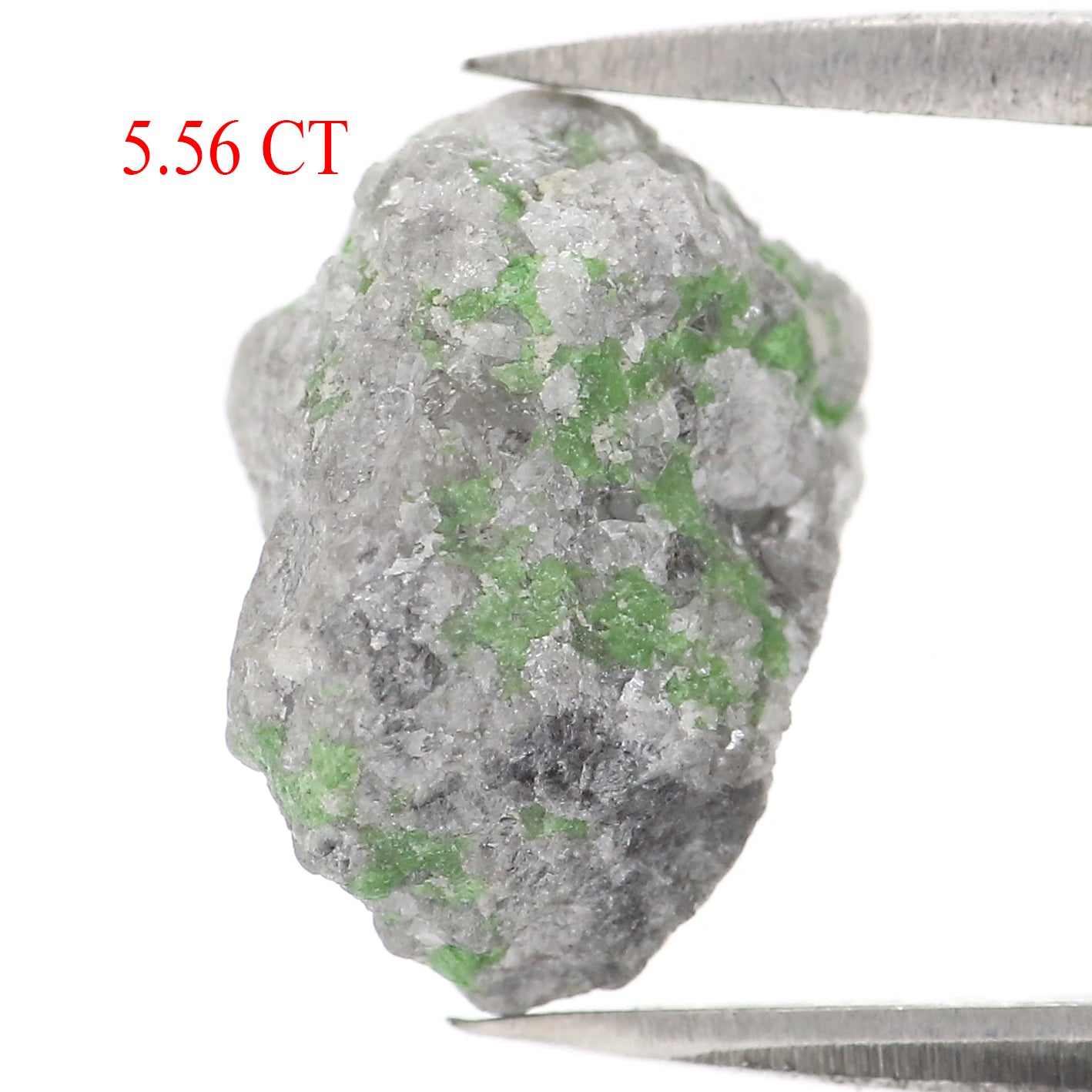 5.56 CT Natural Loose Rough Shape Diamond Grey Color Rough Diamond 12.05 MM Natural Loose Diamond Grey Color Irregular Cut Diamond QL2791