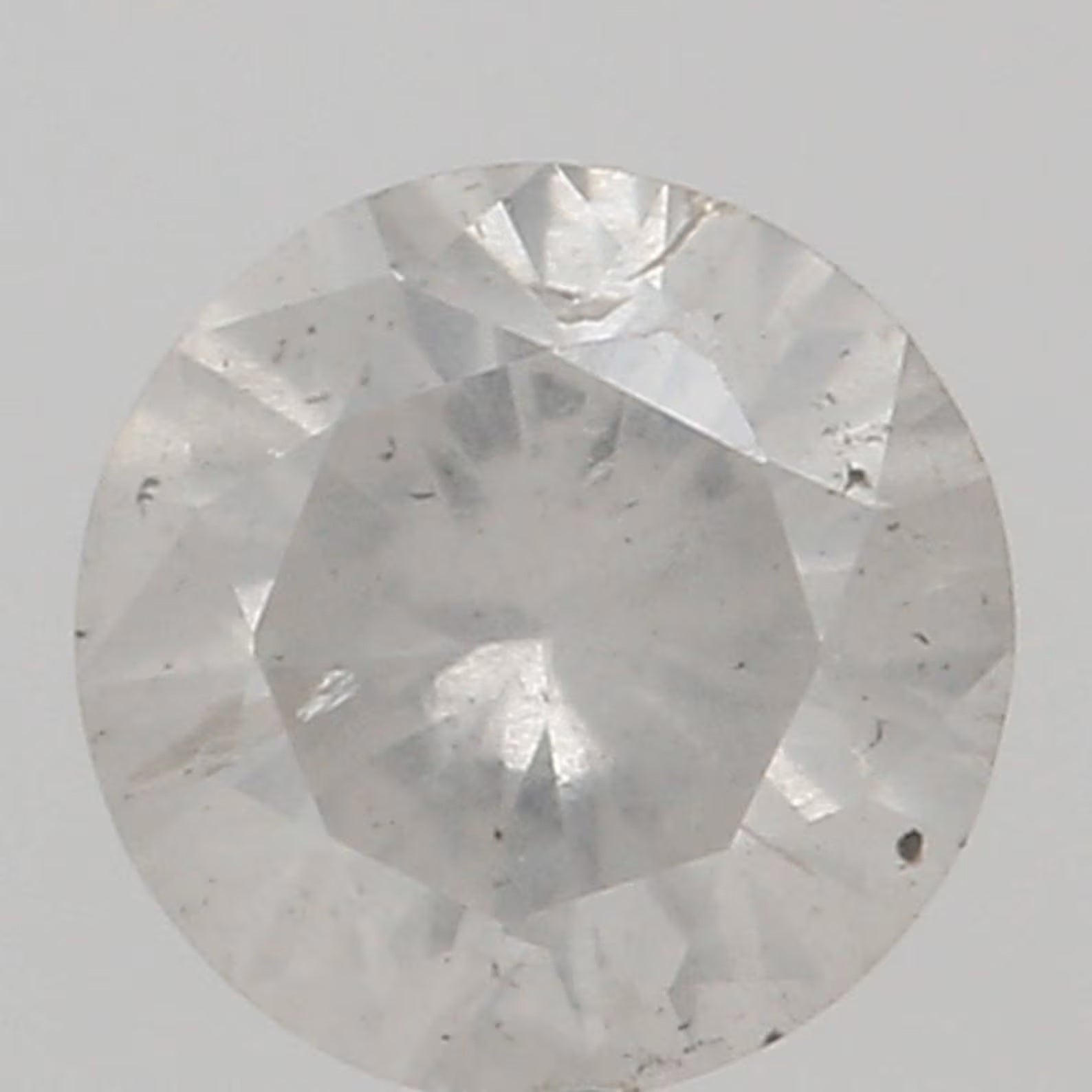 0.16 Ct Natural Loose Round Shape Diamond White Milky Color Round Diamond 3.50 MM Natural Loose Diamond Round Brilliant Cut Diamond N8033