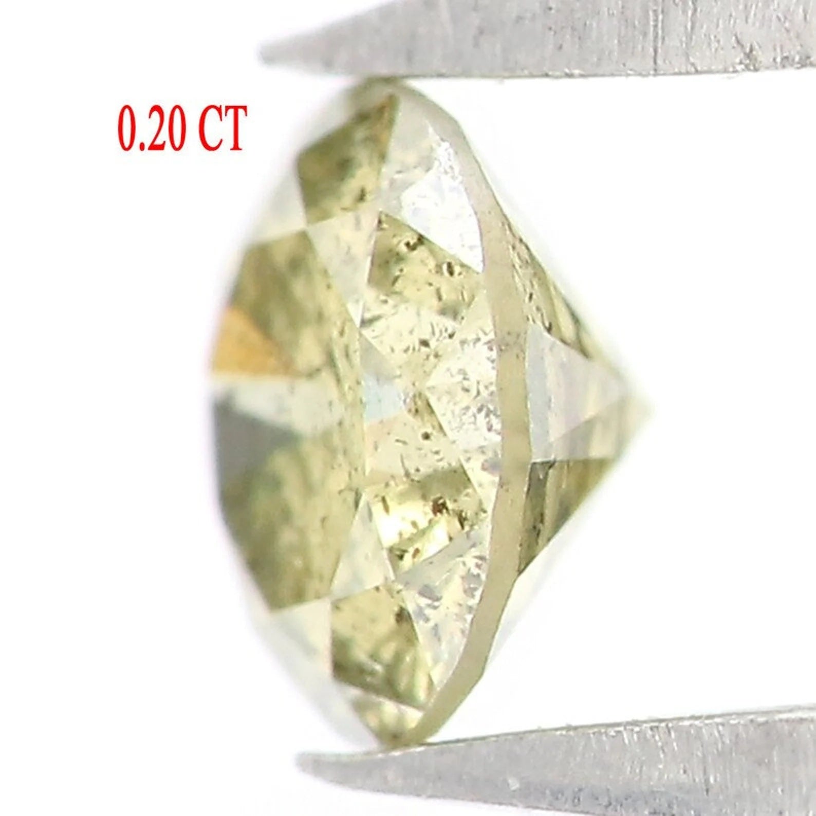 0.20 CT Natural Loose Round Shape Diamond Green Color Round Diamond 3.70 MM Natural Diamond Green Color Round Brilliant Cut Diamond NQ1893