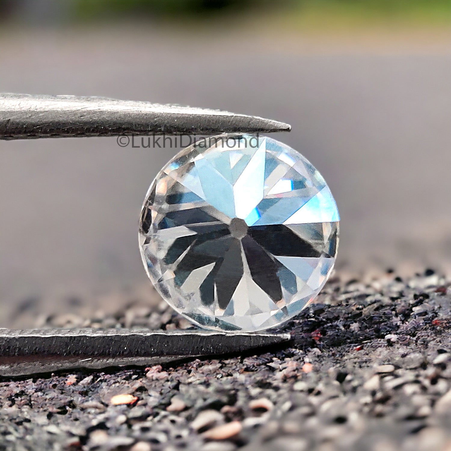 Round Old European Cut Loose White Moissanite Stone 6.5,7,8,9 MM Vintage Antique Handcrafted Eye Clean Moissanite Engagement Gift Ring Q119