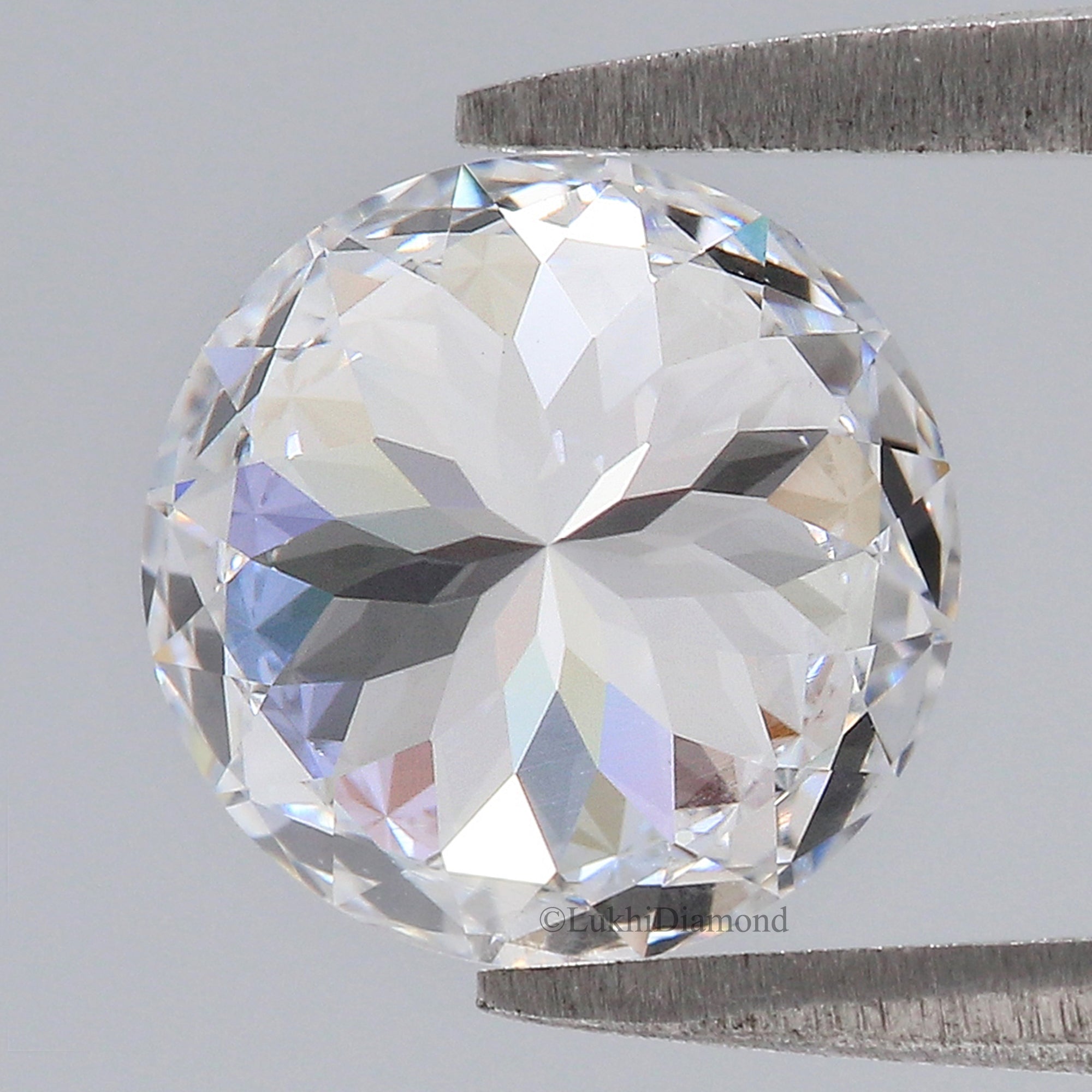 2.14 CT IGI Certified Round Portuguese Cut Diamond White - E Color VVS2 Clarity Lab Grown Lab Created Round Mixed Cut CVD Diamond L3326