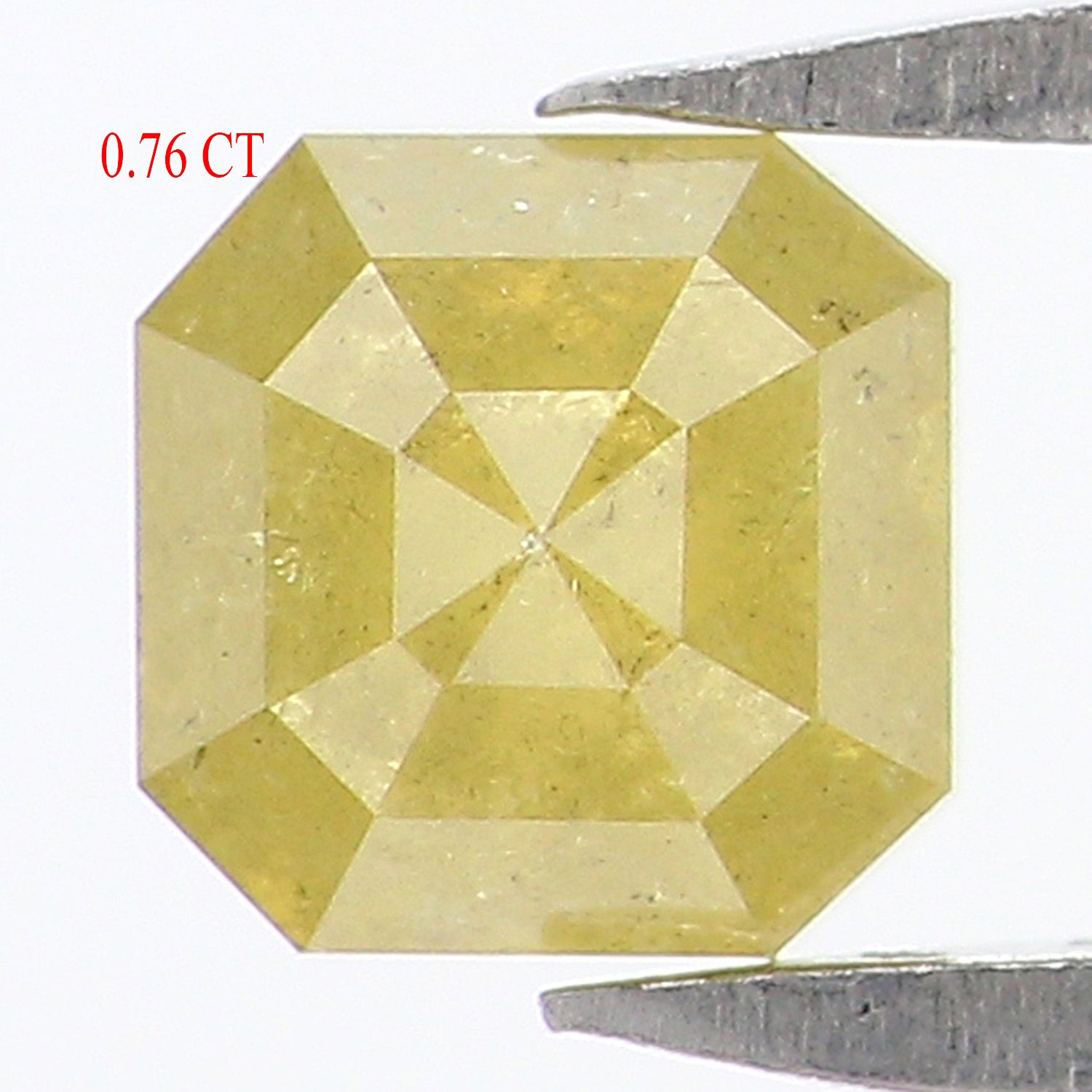 0.76 CT Natural Loose Emerald Shape Diamond Yellow Emerald Cut Diamond 4.50 MM Natural Loose Yellow Color Emerald Rose Cut Diamond LQ7718
