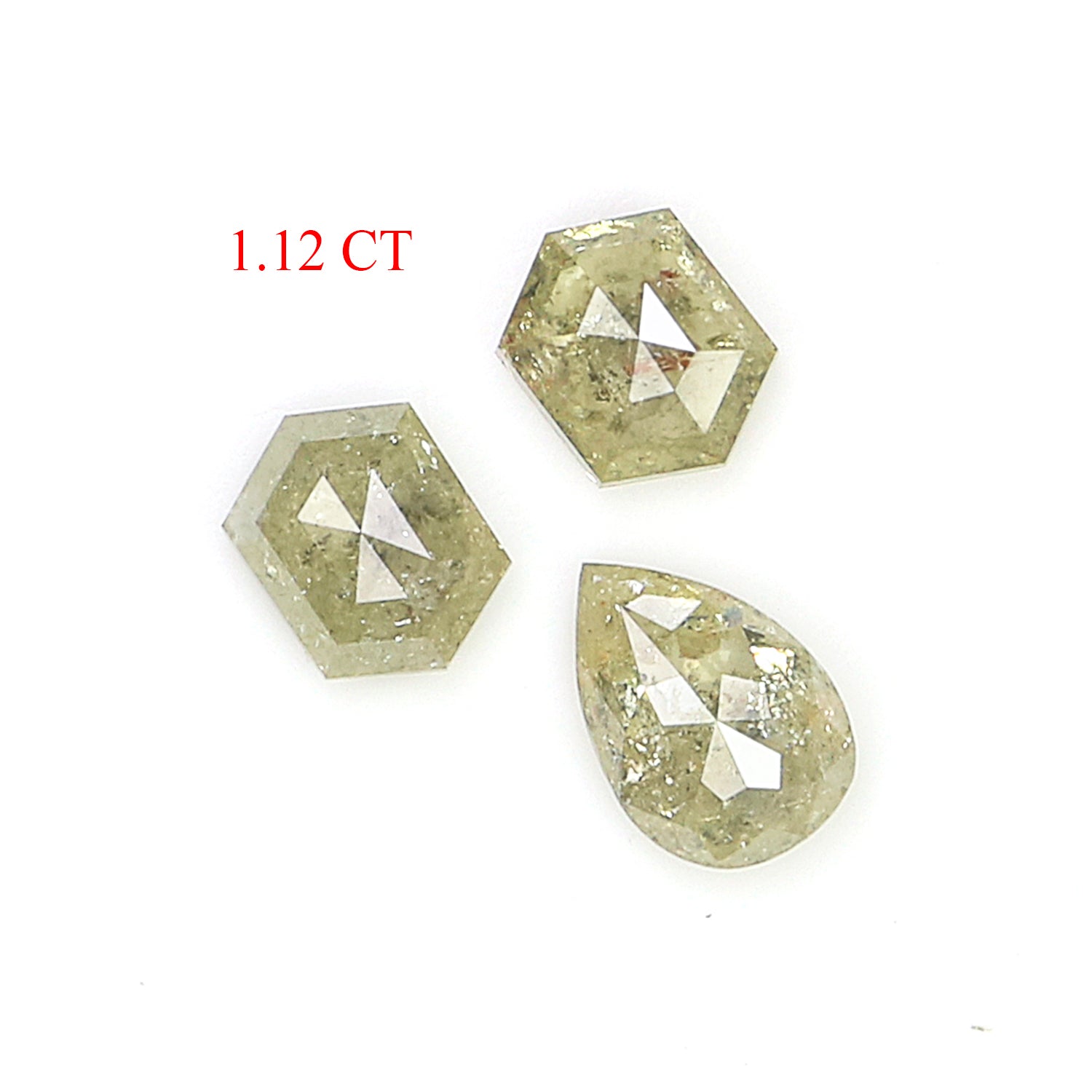 1.12 Ct Natural Loose Mix Shape Diamond Grey Color Mix Shape Cut Diamond 4.75 MM Natural Loose Grey Color Mix Shape Rose Cut Diamond N1232