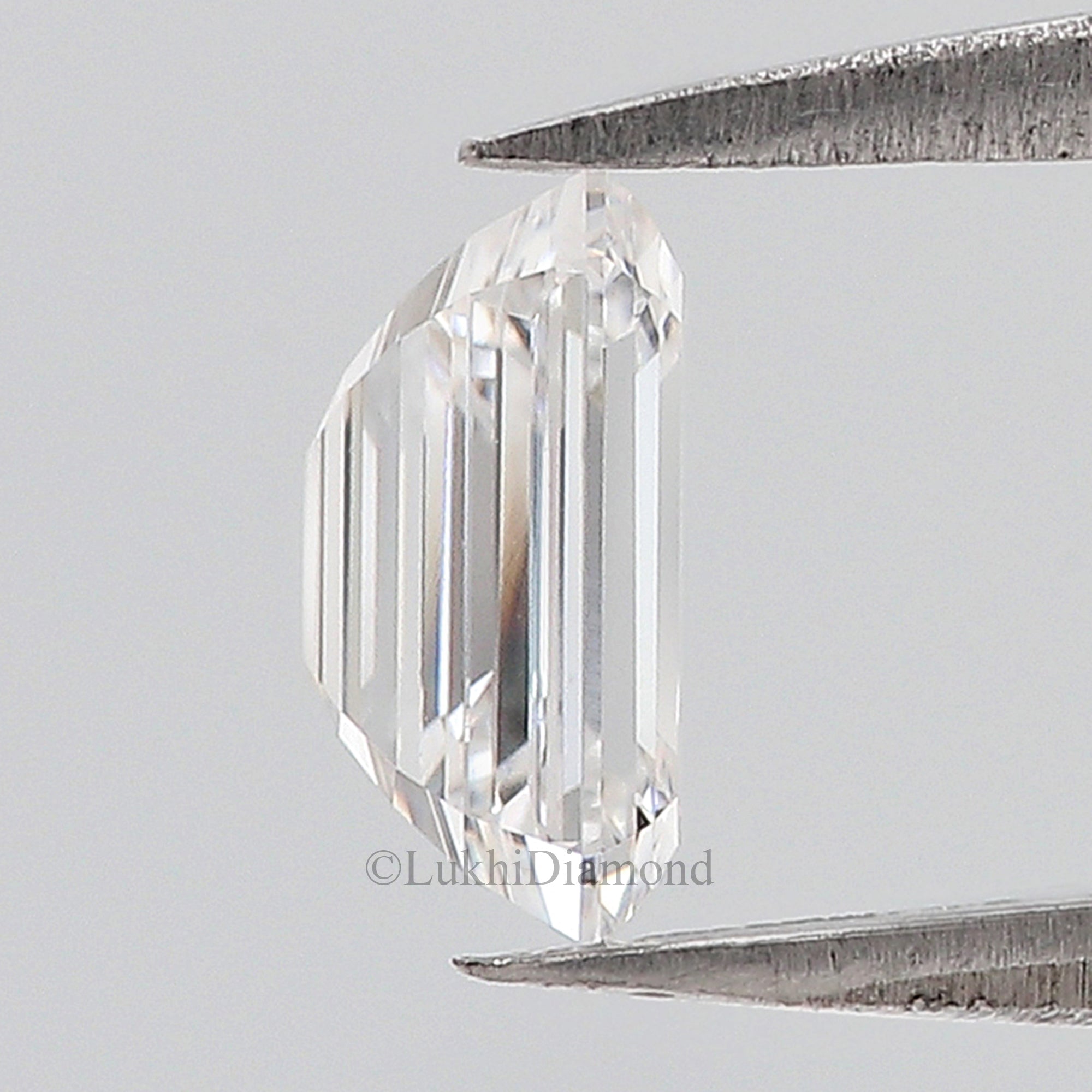 IGI Certified 1 Ct, 1.5 Ct, 2 Ct, 2.5 Ct, 3 Ct Emerald Brilliant Cut Lab Grown Diamond  Lab Created Loose Diamond for Engagement Ring Q106