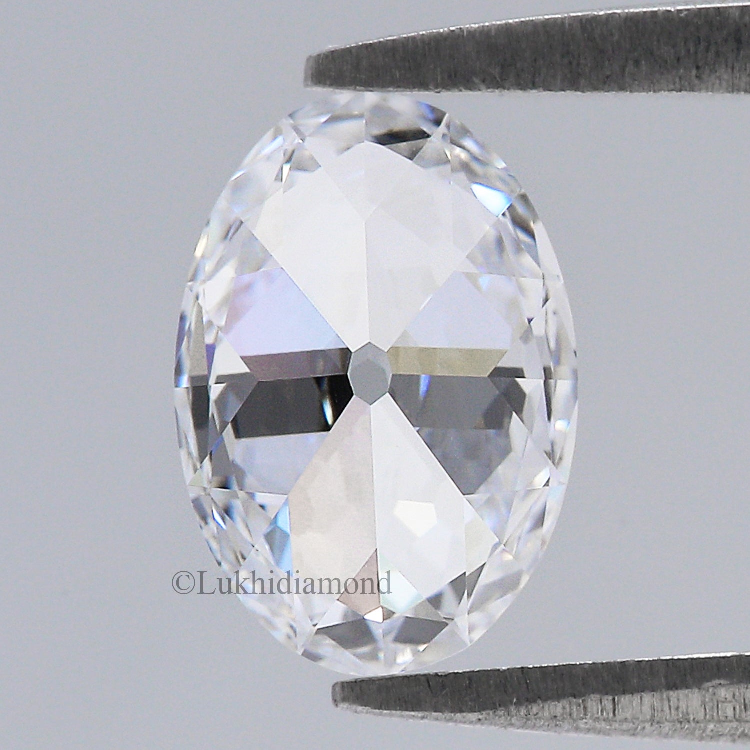 1.38 CT IGI Certified Oval Old European Cut Diamond White -D Color VVS2 Clarity Diamond Lab Grown Diamond Lab Created Oval CVD Diamond L3285