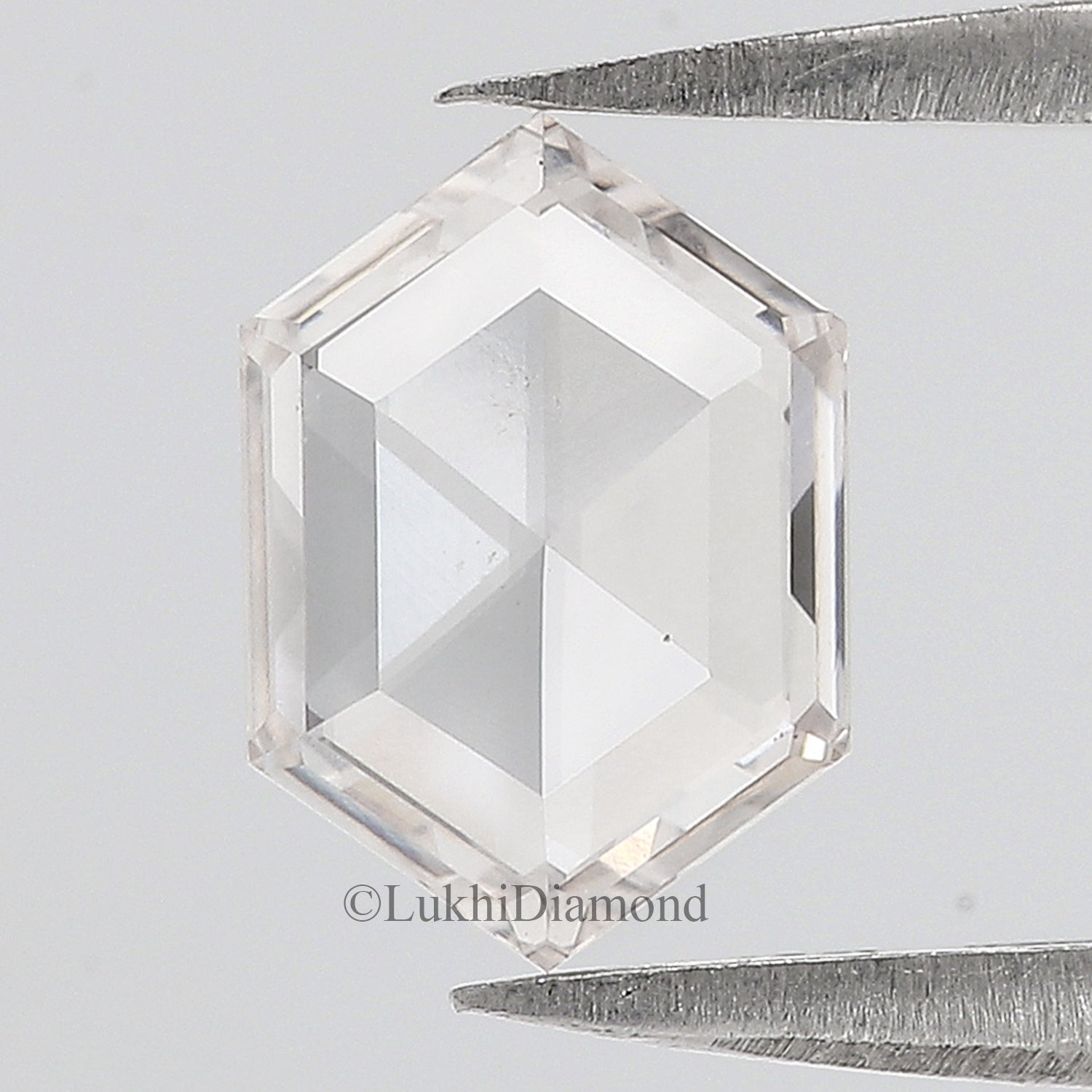 0.95 CT Hexagon Brilliant Cut Diamond White - G Color VS Clarity Lab Grown Diamond Lab Created Loose Diamond Hexagon CVD Diamond L3108