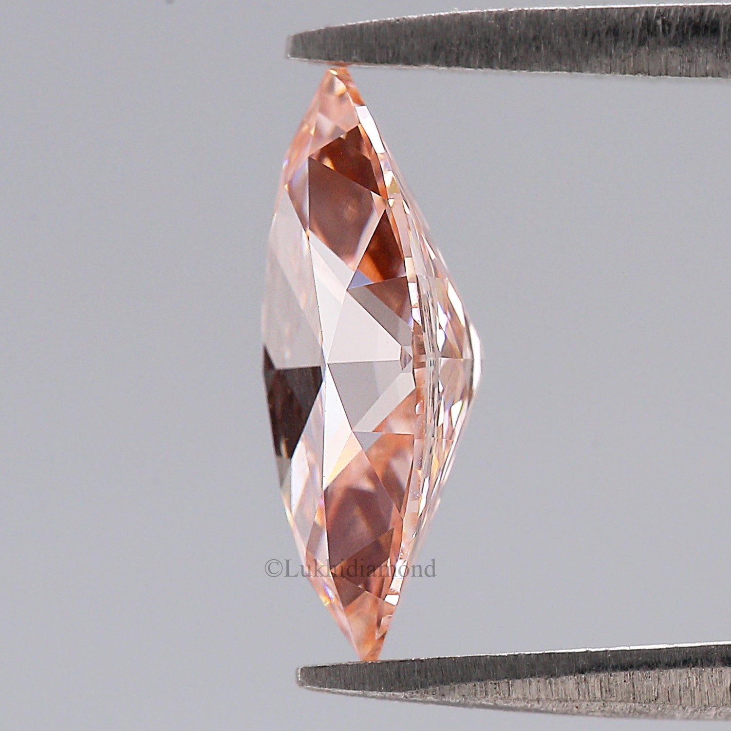 1.91 CT IGI Certified Marquise Brilliant Cut Diamond Fancy Vivid Pink Color VVS2 Clarity Lab Grown Diamond Lab Created CVD Diamond L3582