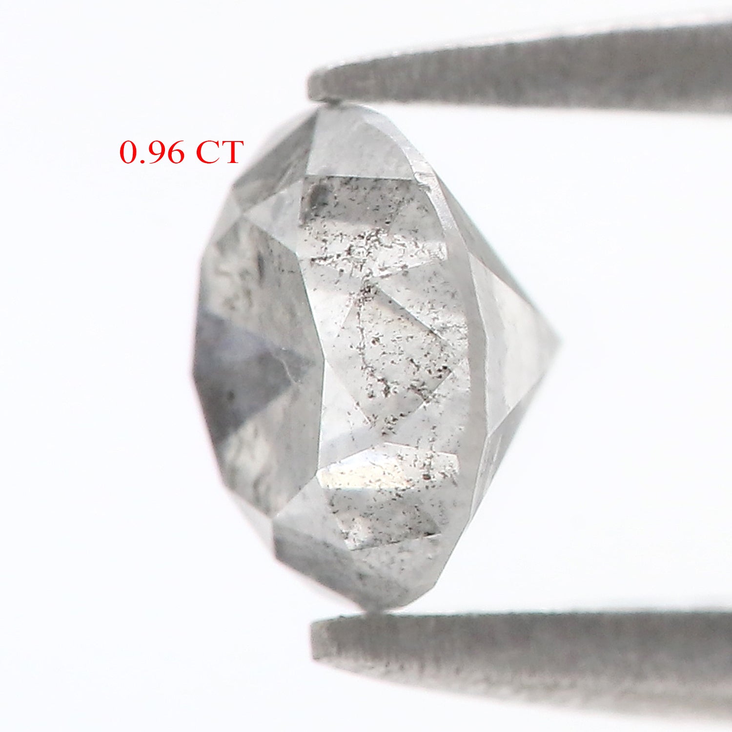 0.96 CT Natural Loose Round Shape Diamond Grey Color Round Cut Diamond 6.05 MM Natural Loose Diamond Round Brilliant Cut Diamond LQ262
