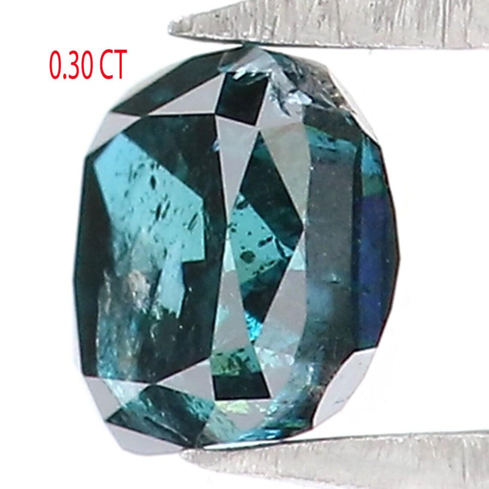 0.30 CT Natural Loose Cushion Shape Diamond Blue Color Cushion Cut Diamond 3.55 MM Natural Blue Color Cushion Brilliant Cut Diamond NQ8693