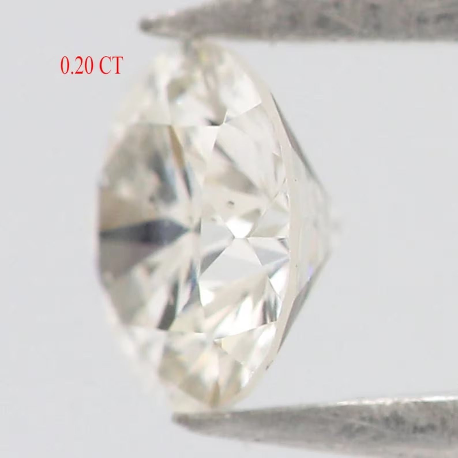 0.20 CT Natural Loose Round Shape Diamond White - H Color Round Diamond 3.75 MM Natural White - H Color Round Brilliant Cut Diamond NQ1901