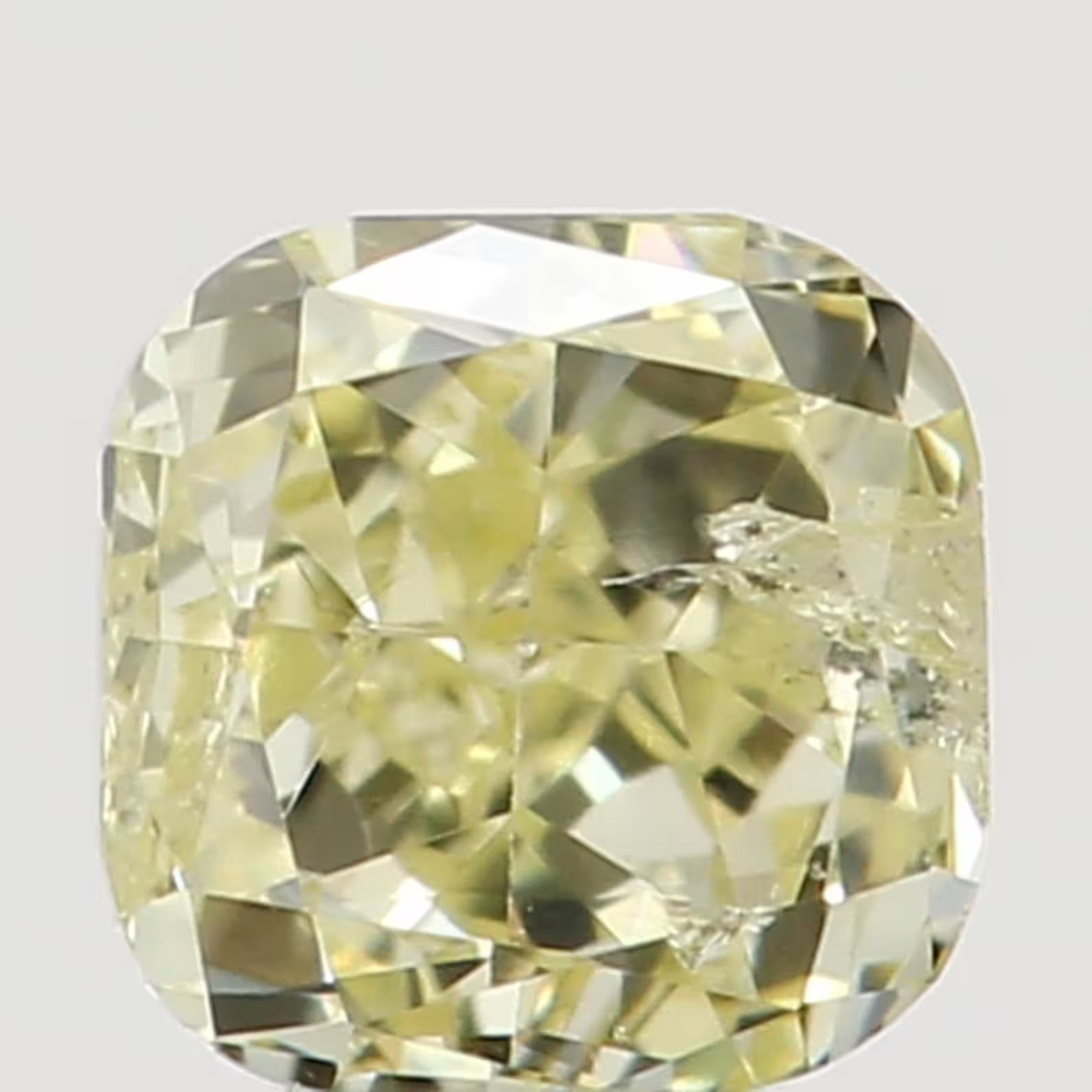 0.12 Ct Natural Loose Cushion Shape Diamond Yellow Color Cushion Cut Diamond 2.70 MM Natural Loose Cushion Brilliant Cut Diamond N8093