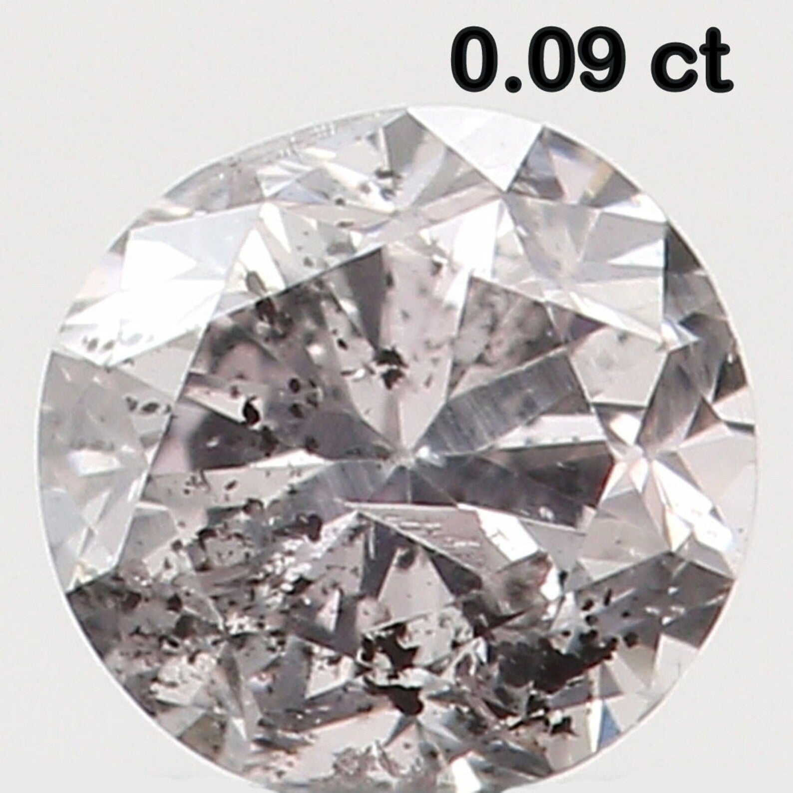 0.09 Ct Natural Loose Diamond Round I Color I1 Clarity 2.70 MM N7426