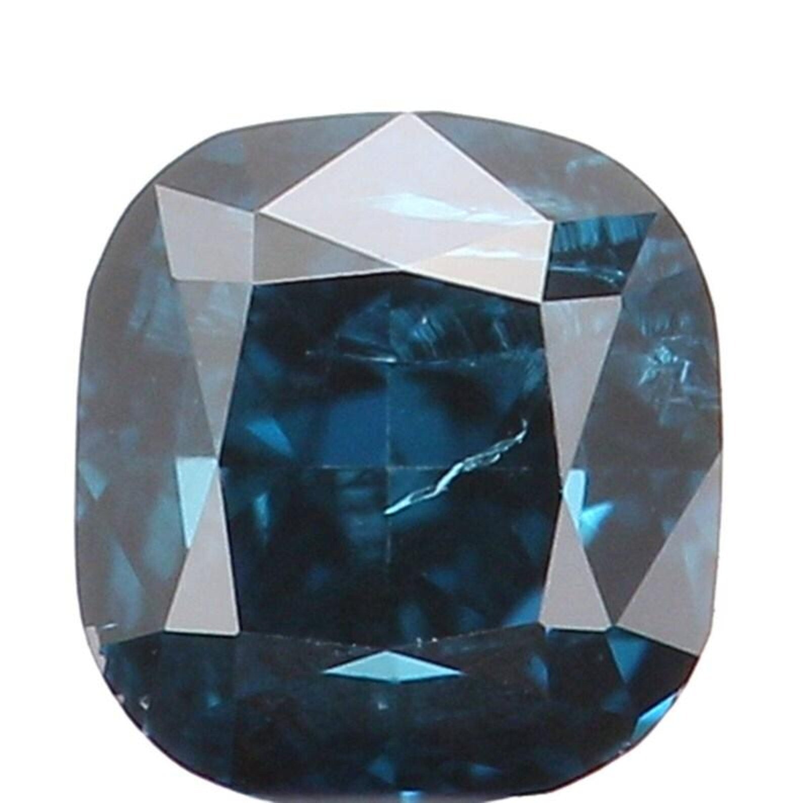0.16 CT Natural Loose Cushion Shape Diamond Blue Color Cushion Cut Diamond 2.90 MM Natural Blue Color Cushion Brilliant Cut Diamond NQB7629