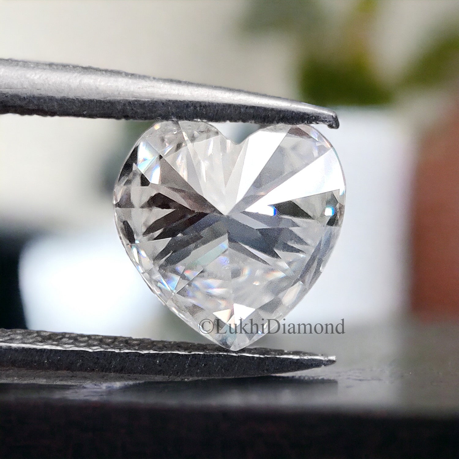 Heart Brilliant Cut Loose White Moissanite Stone 6,7,8,9,10 MM Vintage Antique Handcrafted Eye Clean Moissanite Engagement Gift Ring Q132
