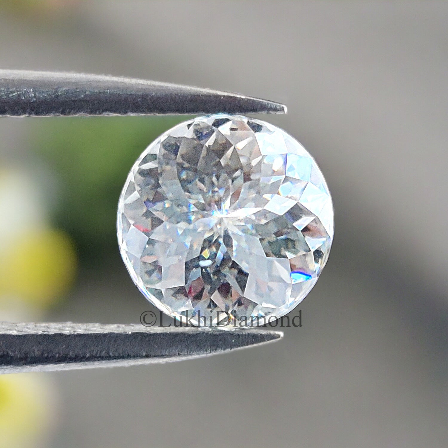 Round Portuguese Cut Loose White Moissanite Stone 6.5,7,8,9,10 MM Vintage Antique Handcrafted Eye Clean Moissanite Engagement Gift Ring Q117