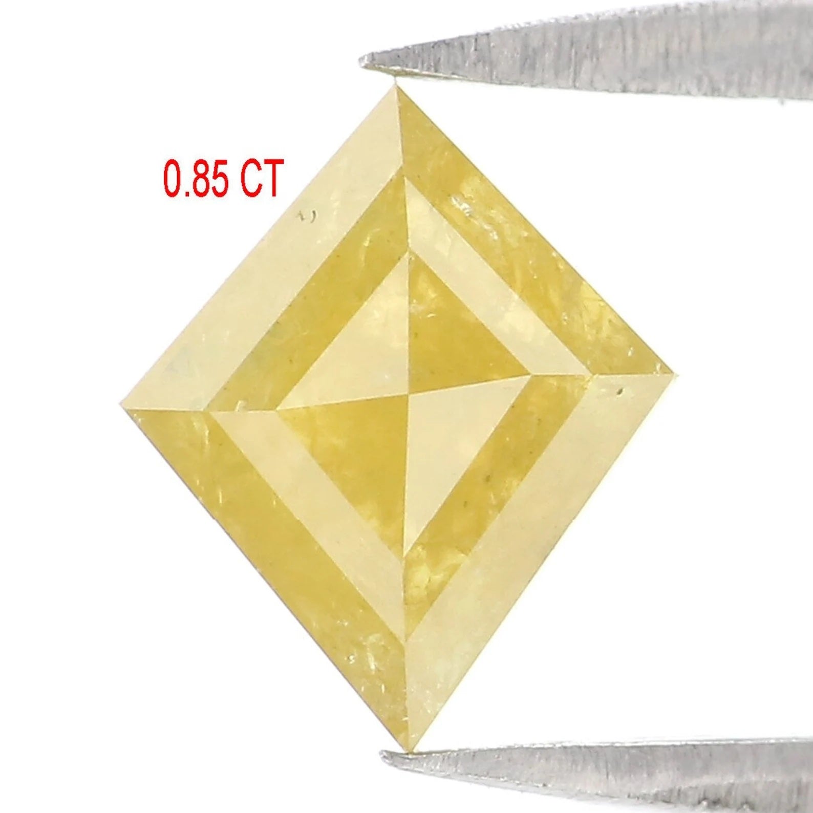 0.85 CT Natural Loose Kite Shape Diamond Yellow Color Kite Cut Diamond 7.95 MM Natural Loose Diamond Kite Shape Rose Cut Diamond NQ2216