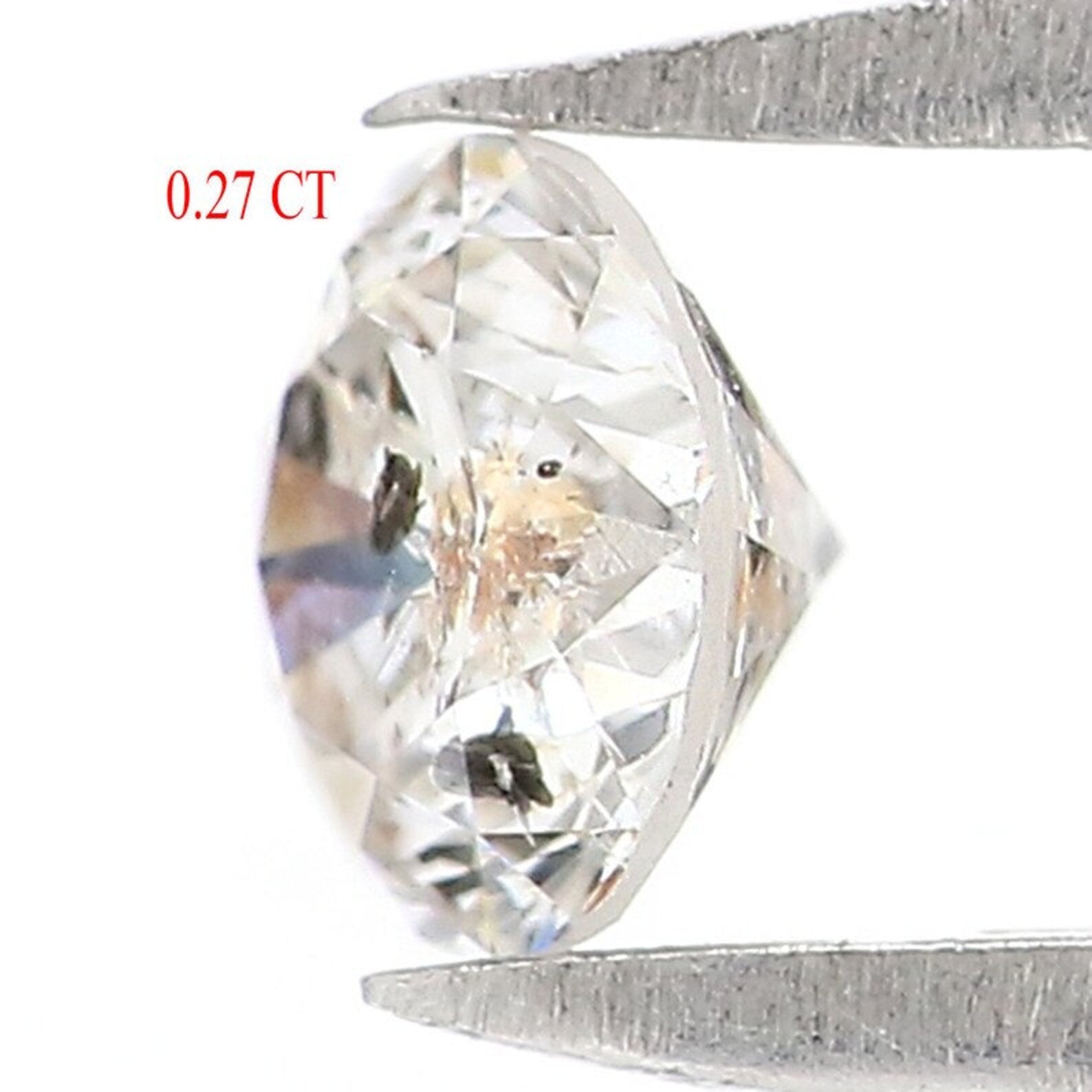 0.27 CT Natural Loose Round Shape Diamond Grey White Color Round Diamond 4.00 MM Natural Loose Diamond Round Brilliant Cut Diamond NQ7710