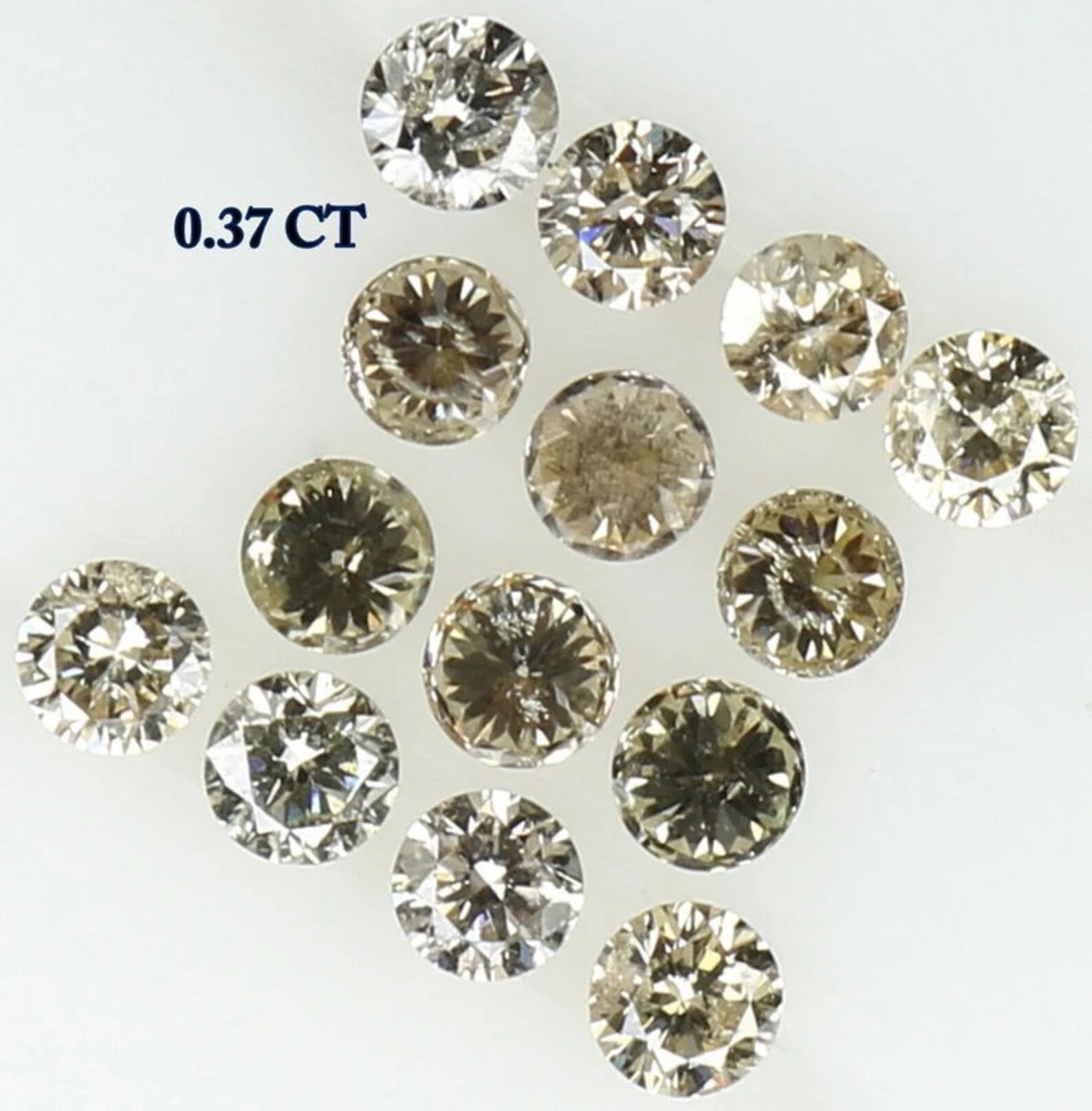 0.37 Ct Natural Loose Round Shape Diamond Brown Color Round Diamond 1.80 MM Natural Diamond Brown Color Round Brilliant Cut Diamond NQ7703