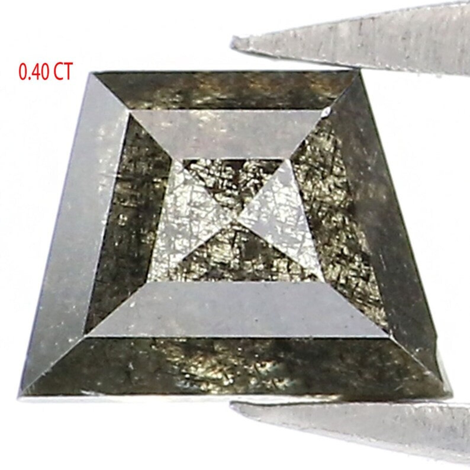0.40 CT Natural Loose Antique Shape Diamond Salt And Pepper Antique Cut Diamond 5.65 MM Natural Diamond Antique Rose Cut Diamond NQ9272